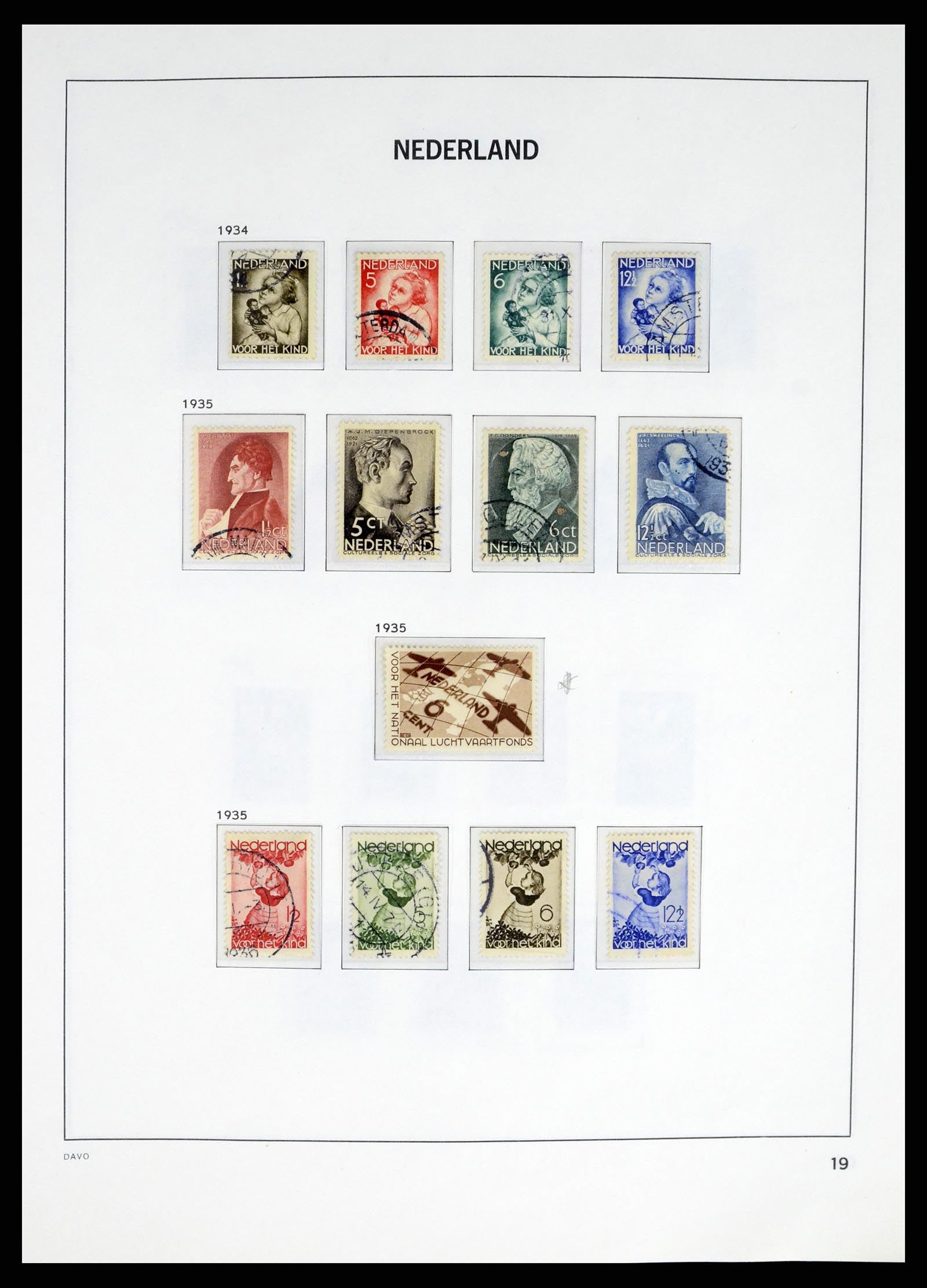 37672 017 - Postzegelverzameling 37672 Nederland 1864-1975.