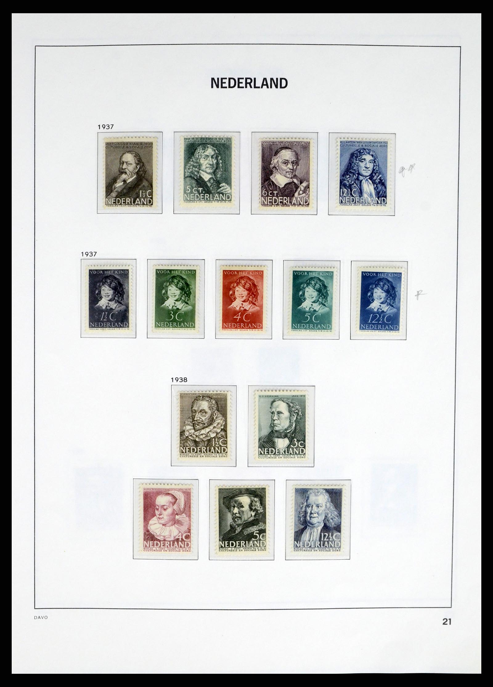 37672 019 - Postzegelverzameling 37672 Nederland 1864-1975.