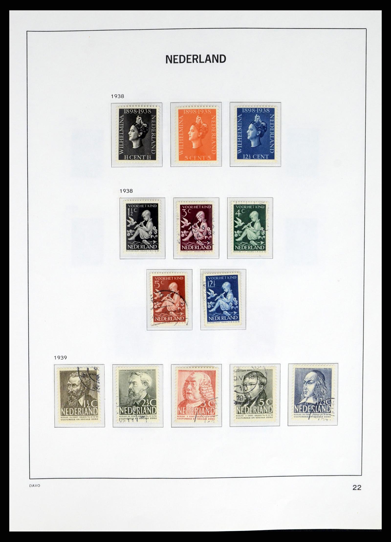 37672 020 - Postzegelverzameling 37672 Nederland 1864-1975.