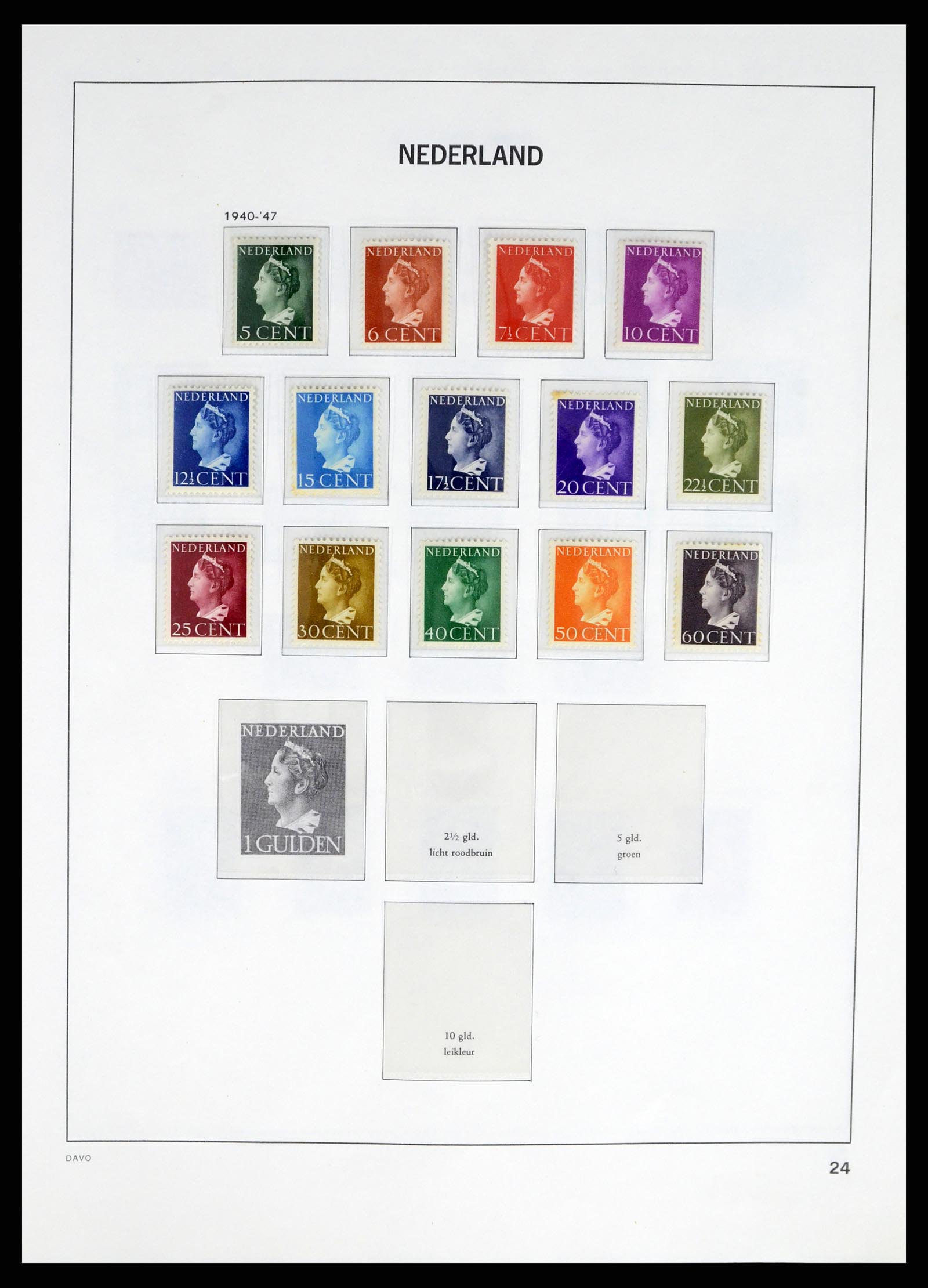 37672 022 - Postzegelverzameling 37672 Nederland 1864-1975.