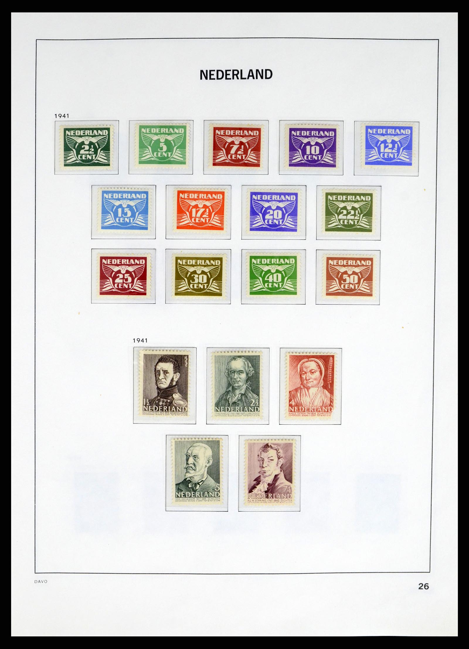 37672 024 - Postzegelverzameling 37672 Nederland 1864-1975.