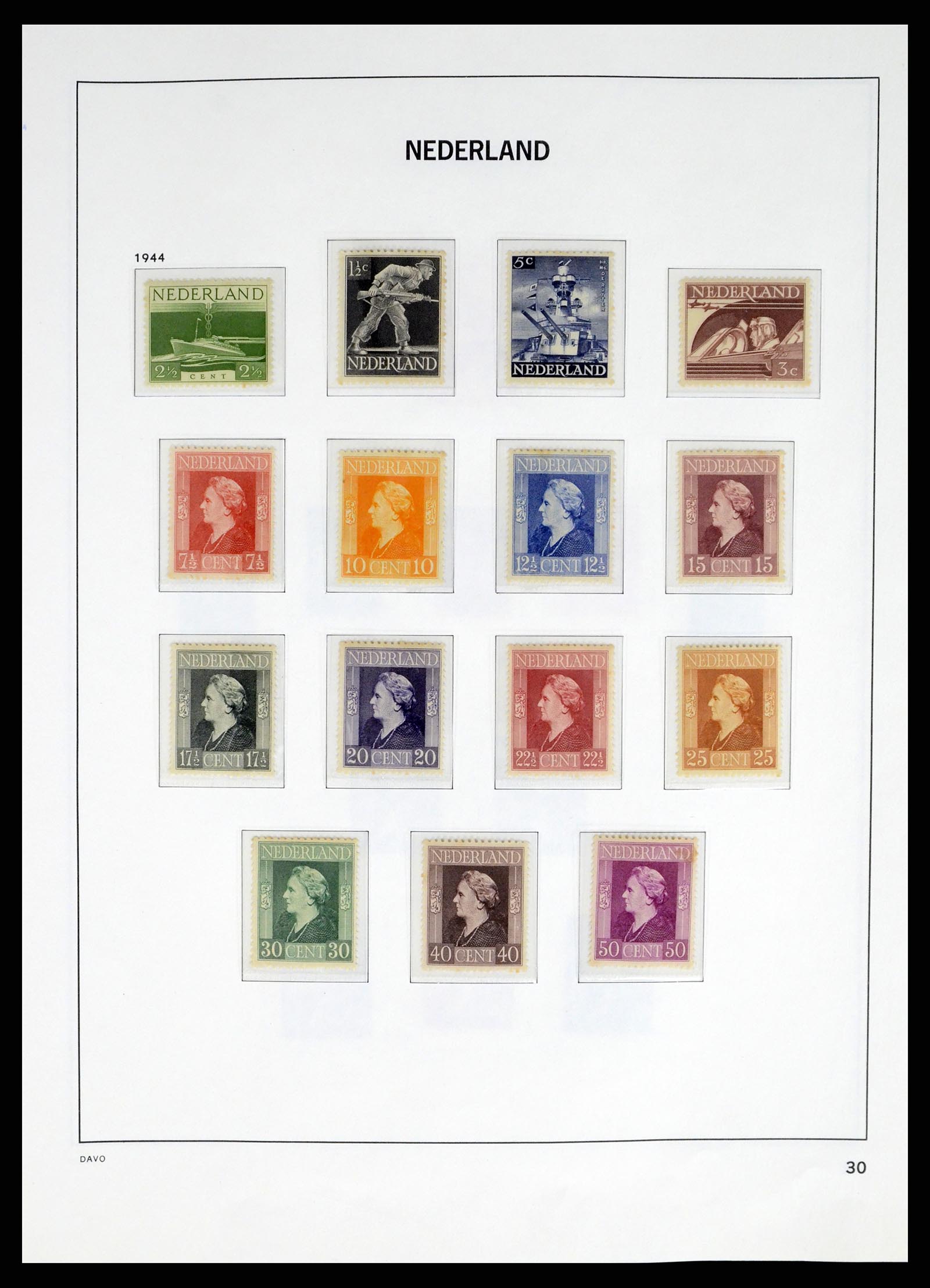 37672 027 - Postzegelverzameling 37672 Nederland 1864-1975.