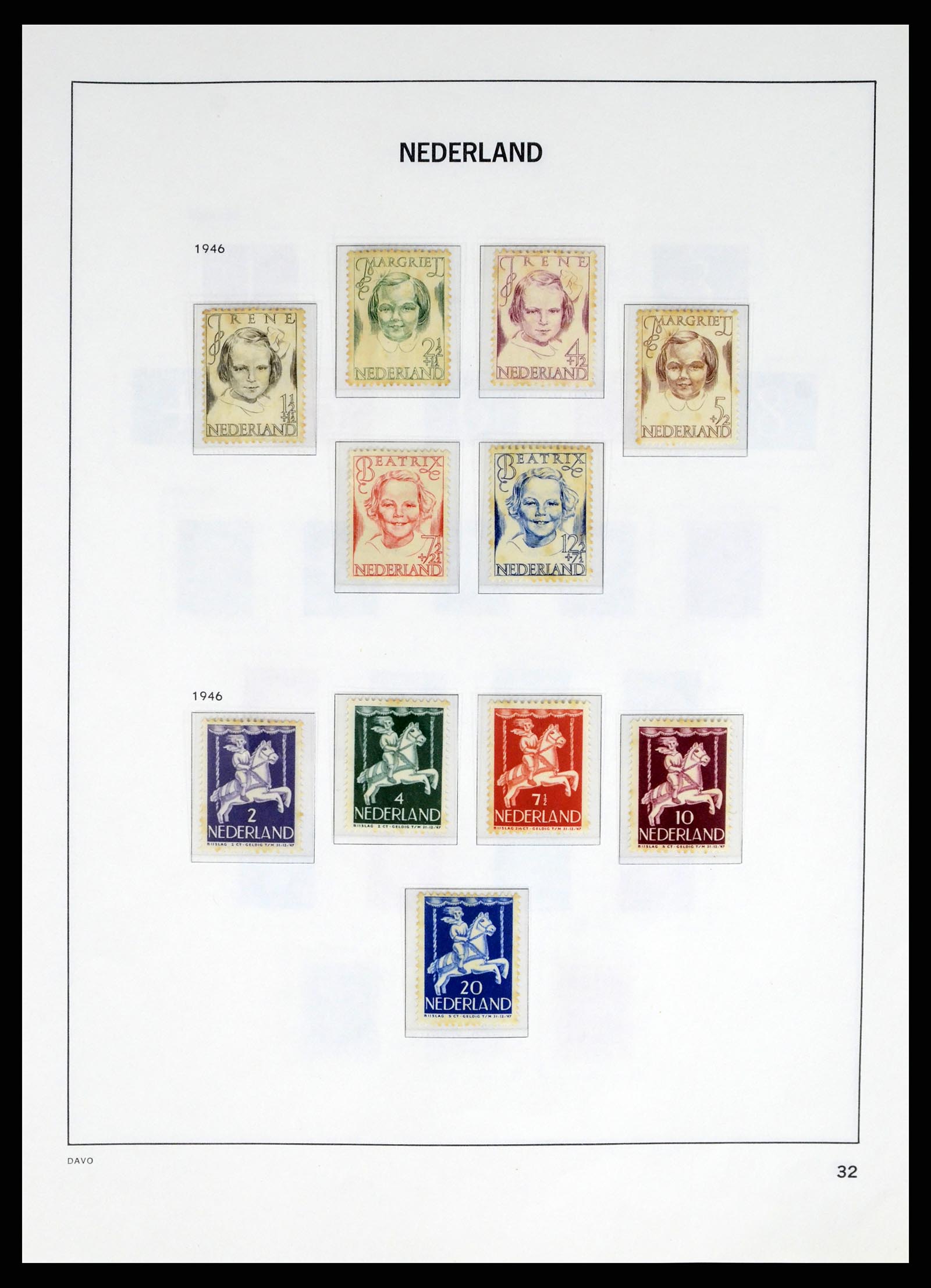 37672 029 - Postzegelverzameling 37672 Nederland 1864-1975.