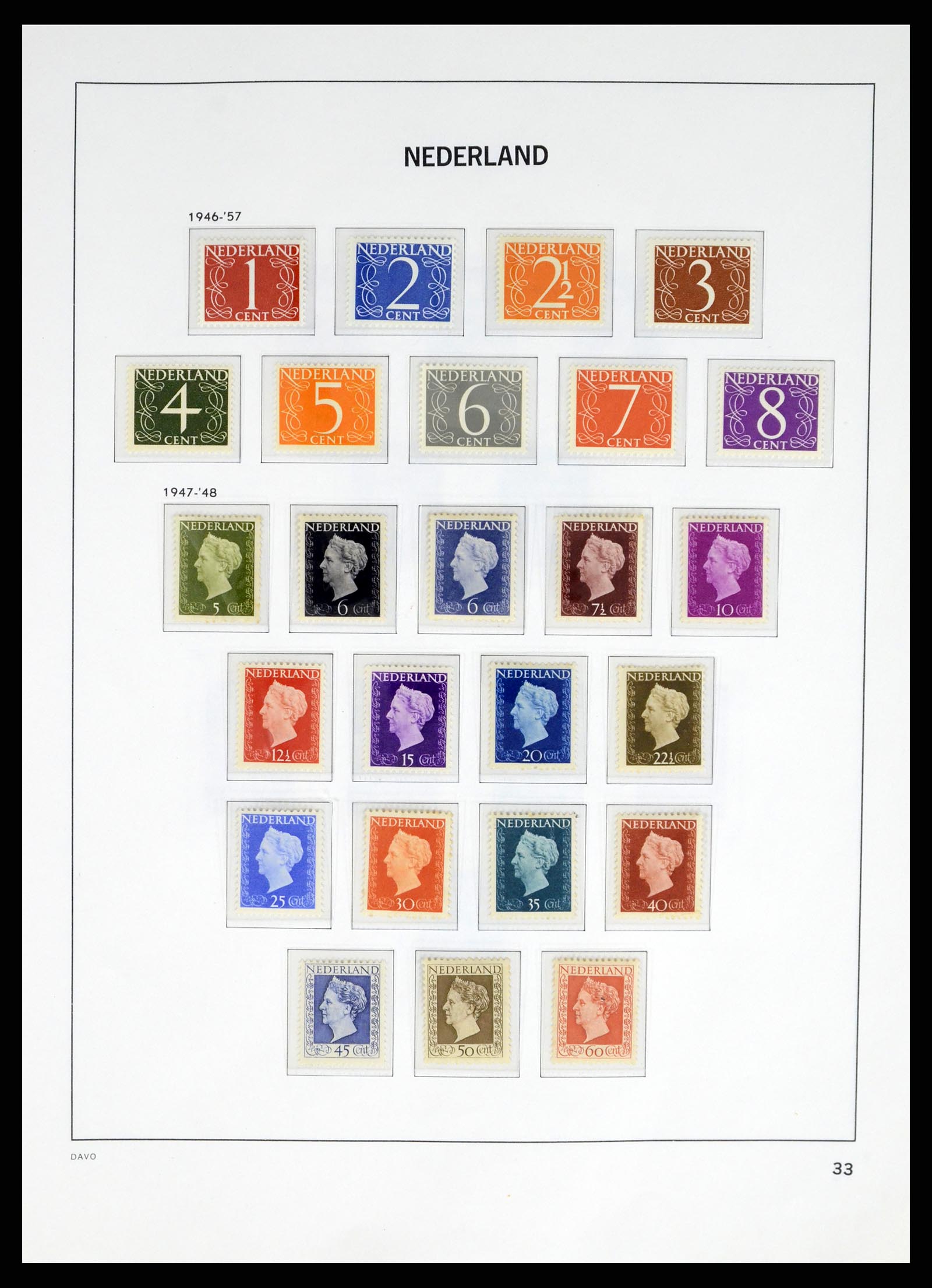 37672 030 - Postzegelverzameling 37672 Nederland 1864-1975.