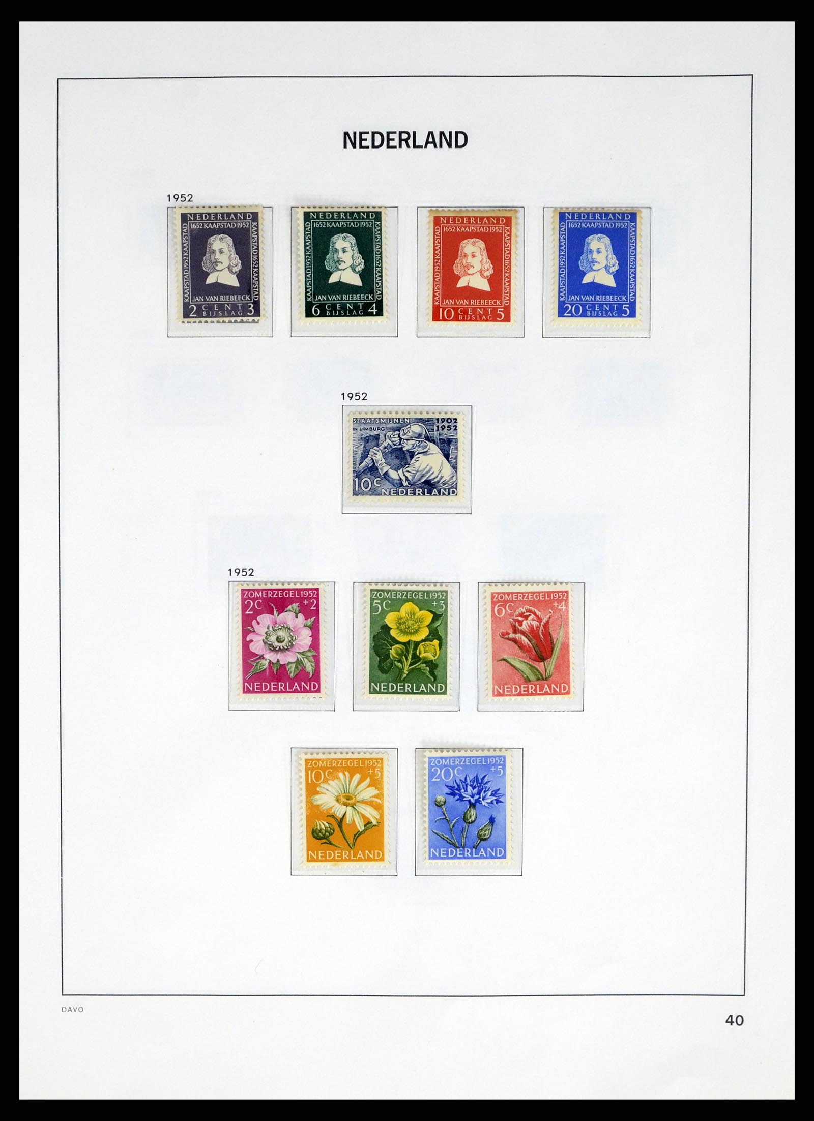 37672 036 - Postzegelverzameling 37672 Nederland 1864-1975.