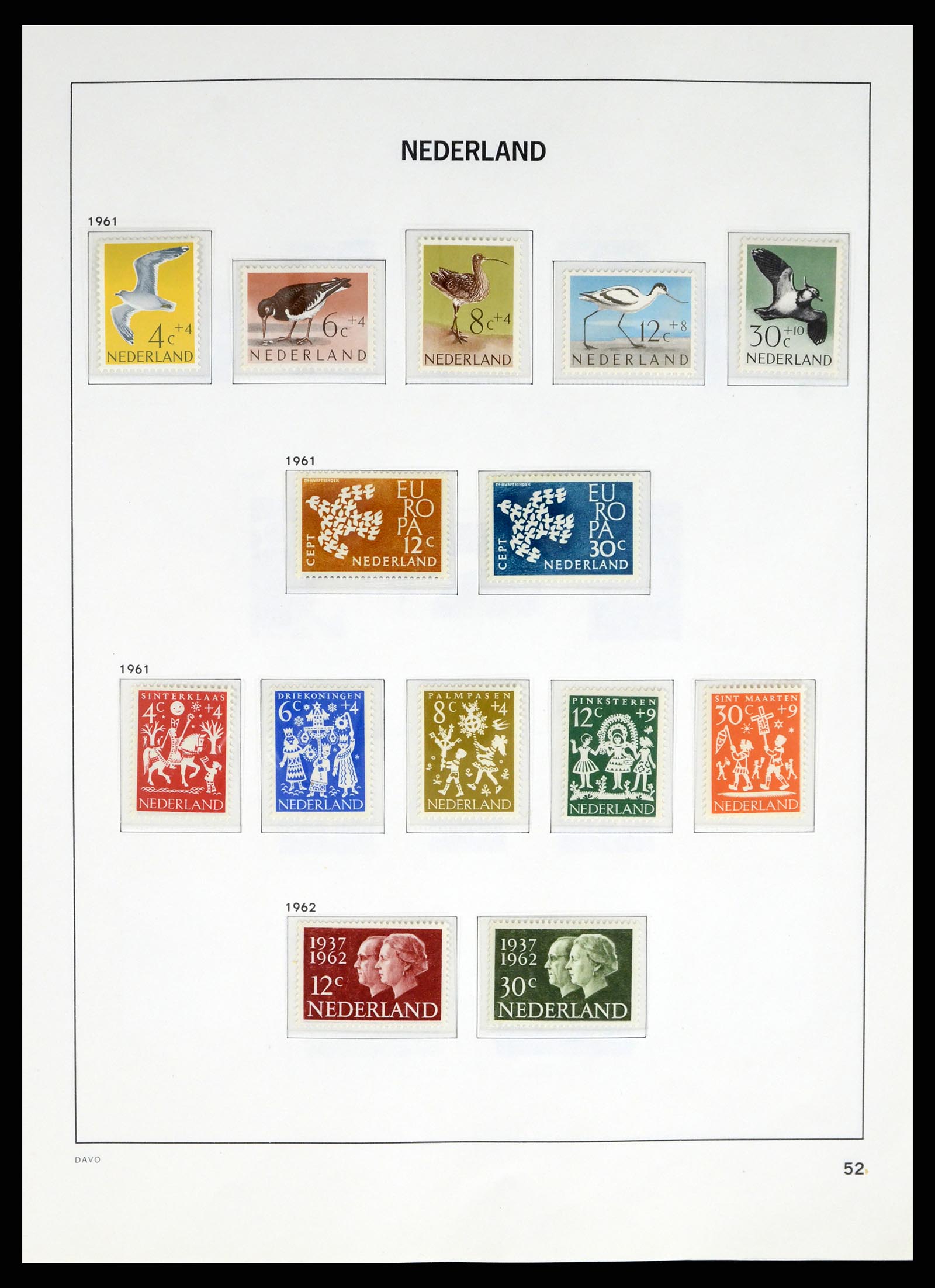 37672 048 - Postzegelverzameling 37672 Nederland 1864-1975.