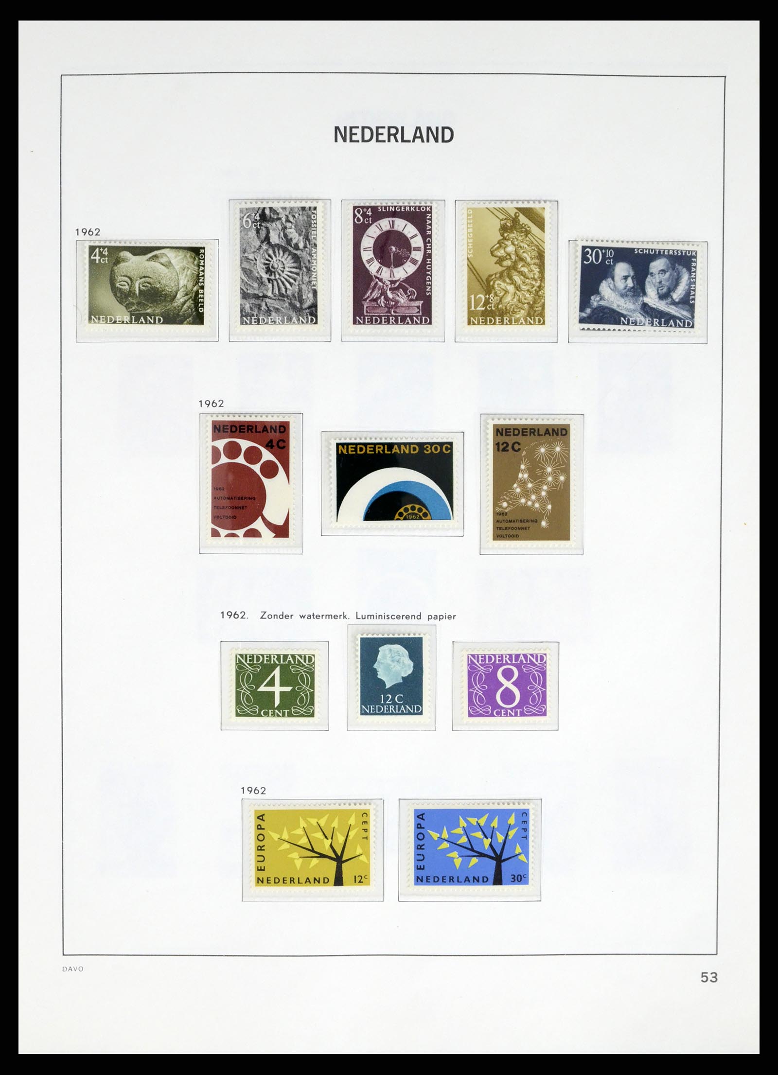 37672 049 - Postzegelverzameling 37672 Nederland 1864-1975.