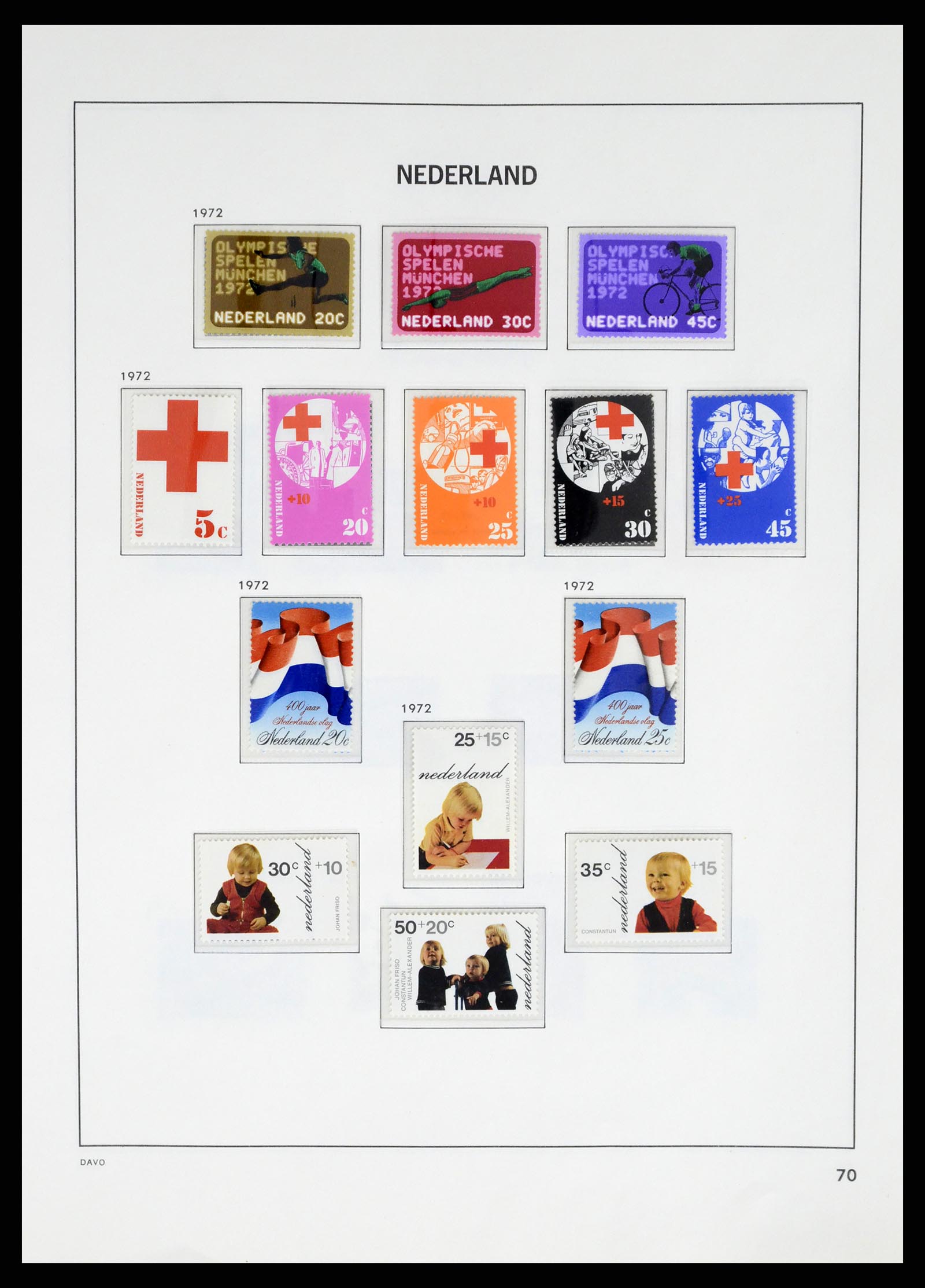 37672 066 - Postzegelverzameling 37672 Nederland 1864-1975.