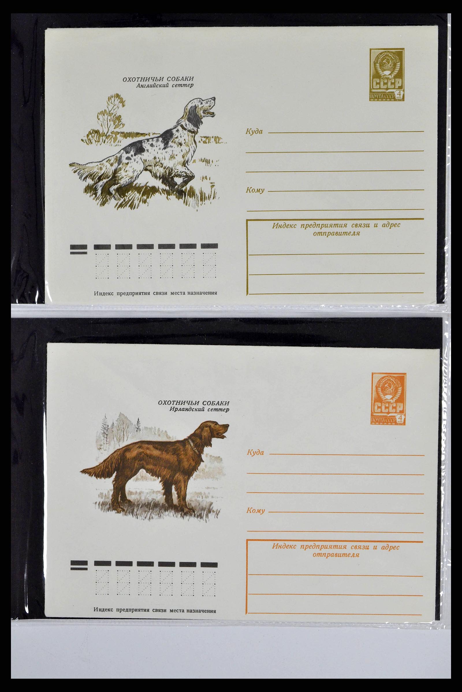 37673 0077 - Stamp collection 37673 Thematics dogs covers 1900-2000.