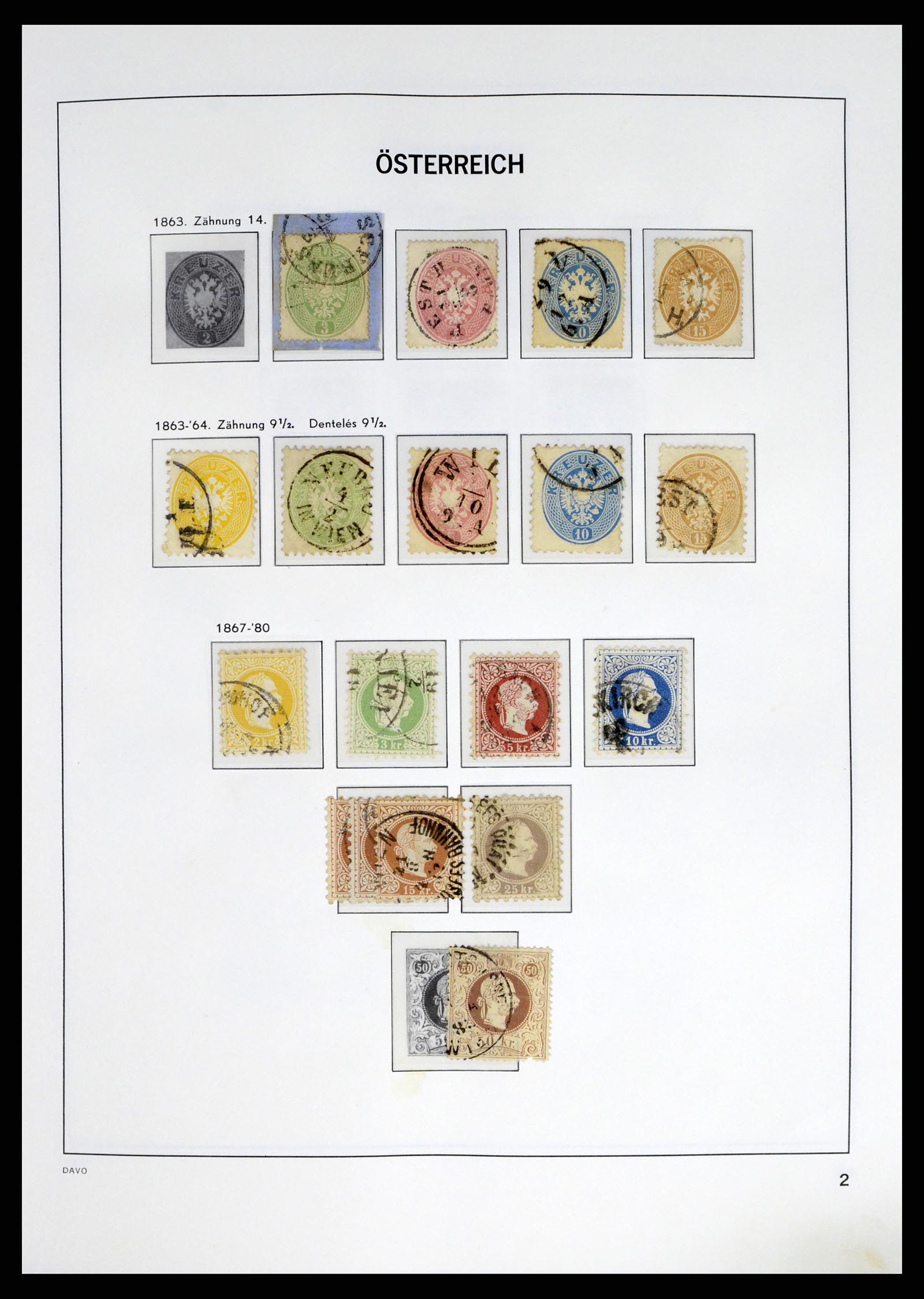 37675 002 - Postzegelverzameling 37675 Oostenrijk 1850-2019!