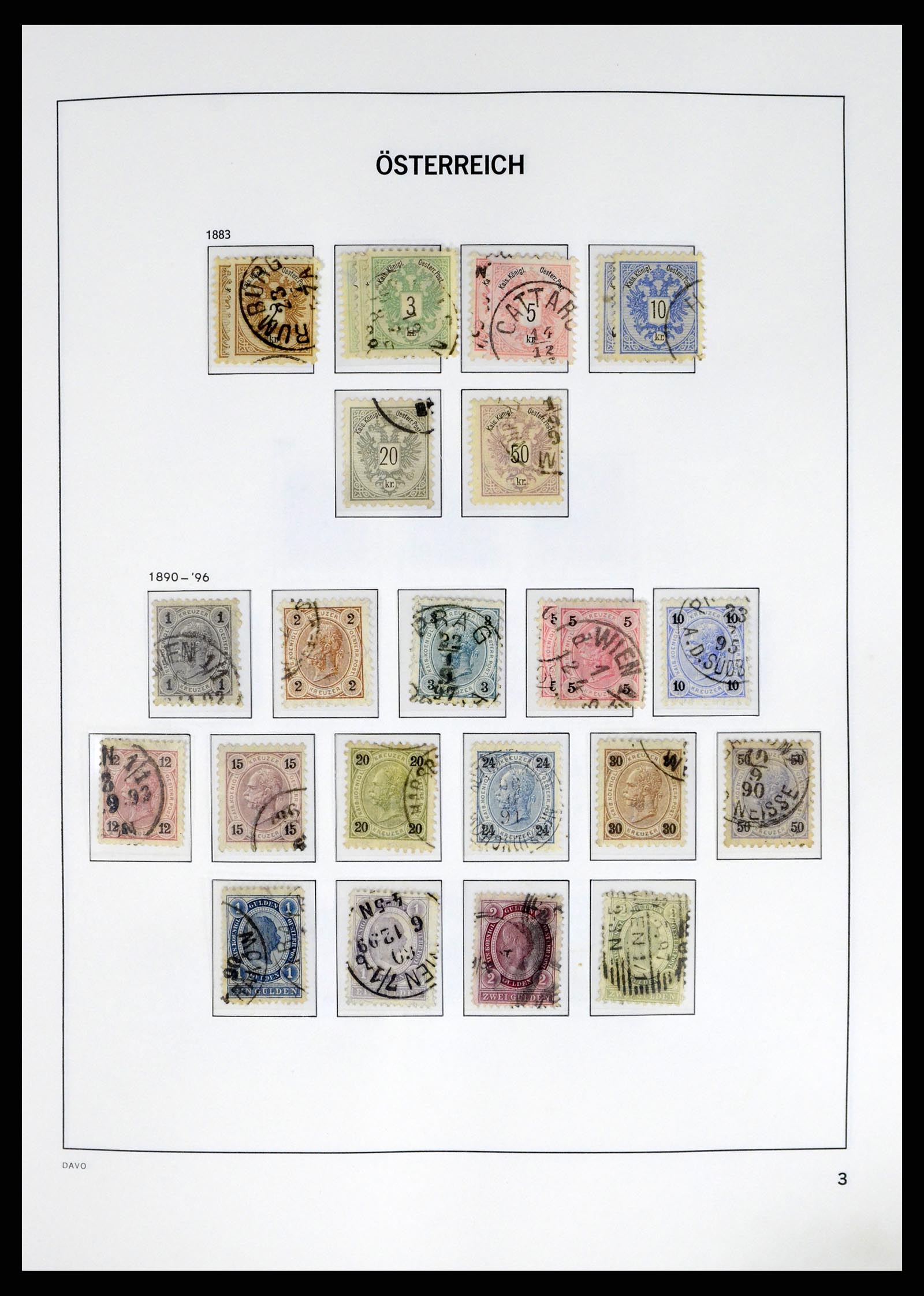 37675 004 - Postzegelverzameling 37675 Oostenrijk 1850-2019!