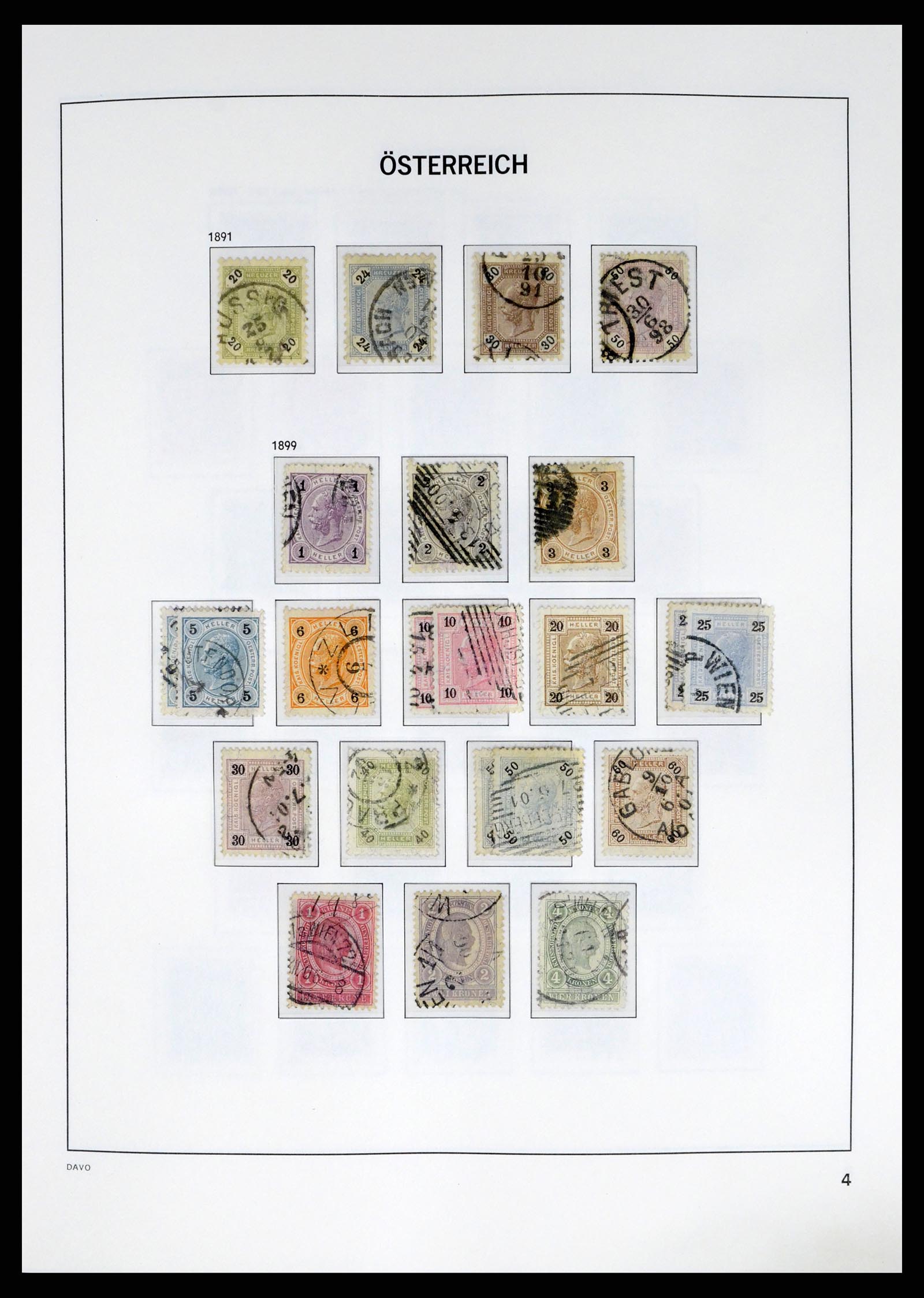 37675 005 - Postzegelverzameling 37675 Oostenrijk 1850-2019!