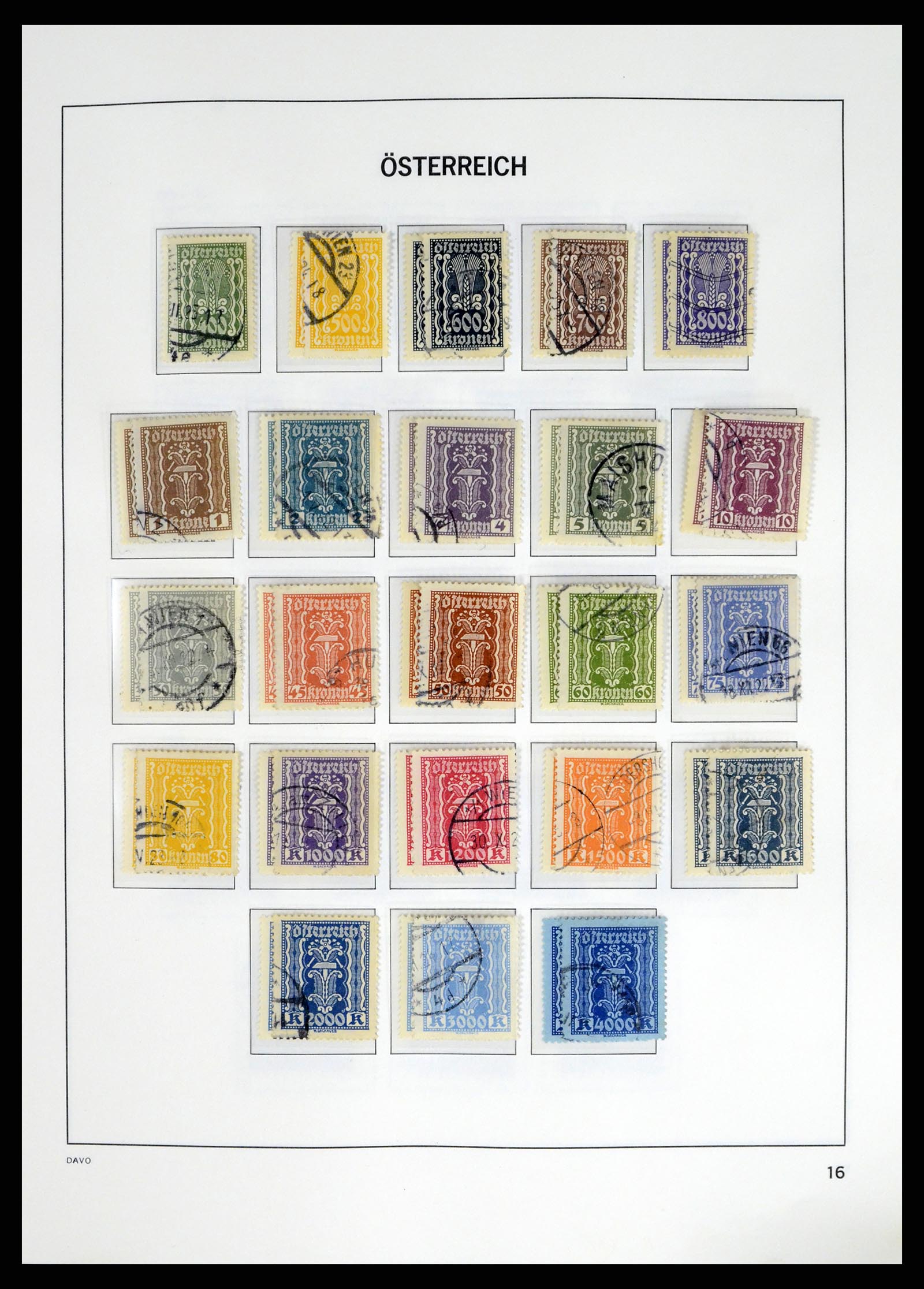 37675 022 - Stamp collection 37675 Austria 1850-2019!