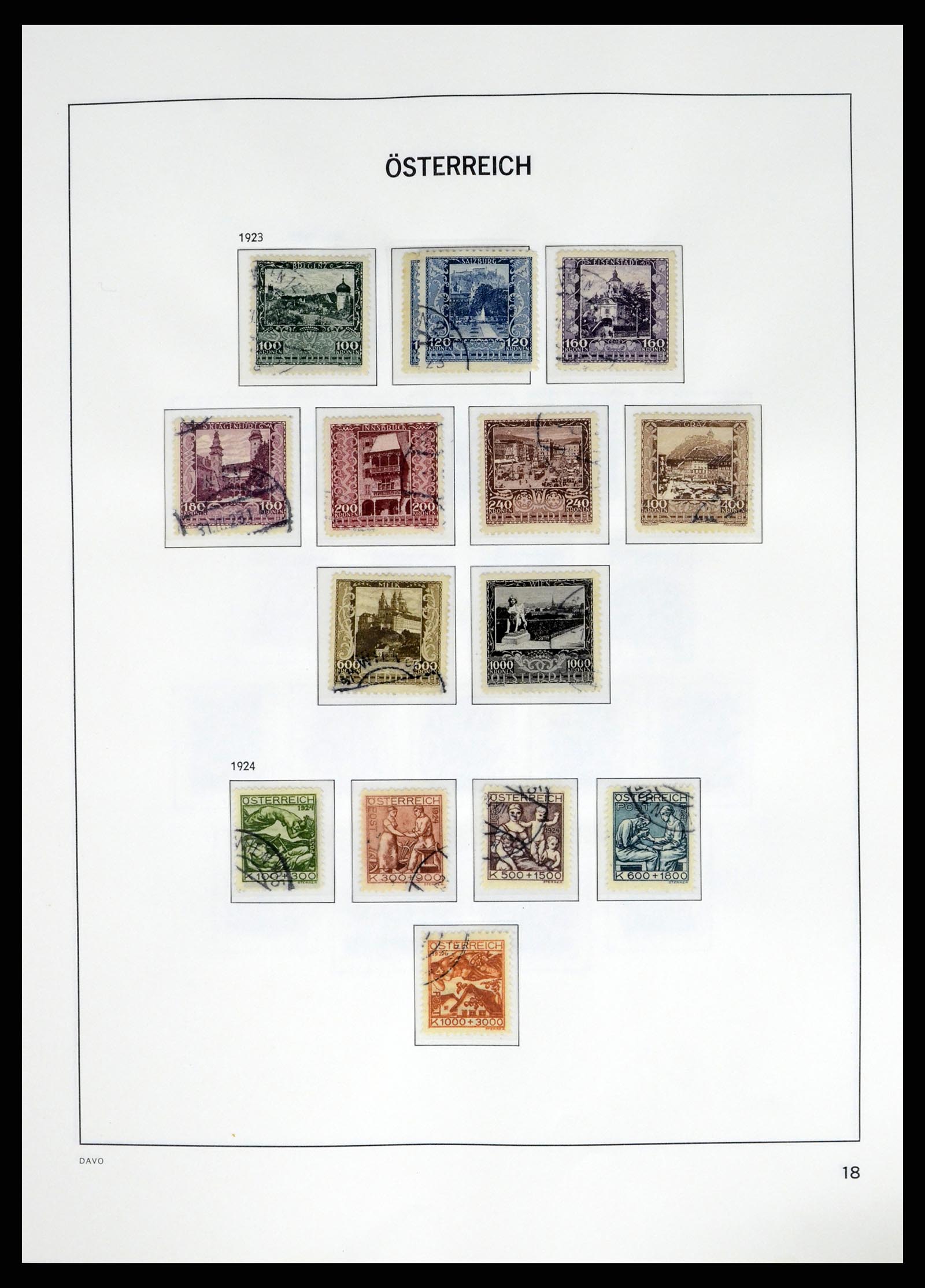 37675 024 - Postzegelverzameling 37675 Oostenrijk 1850-2019!