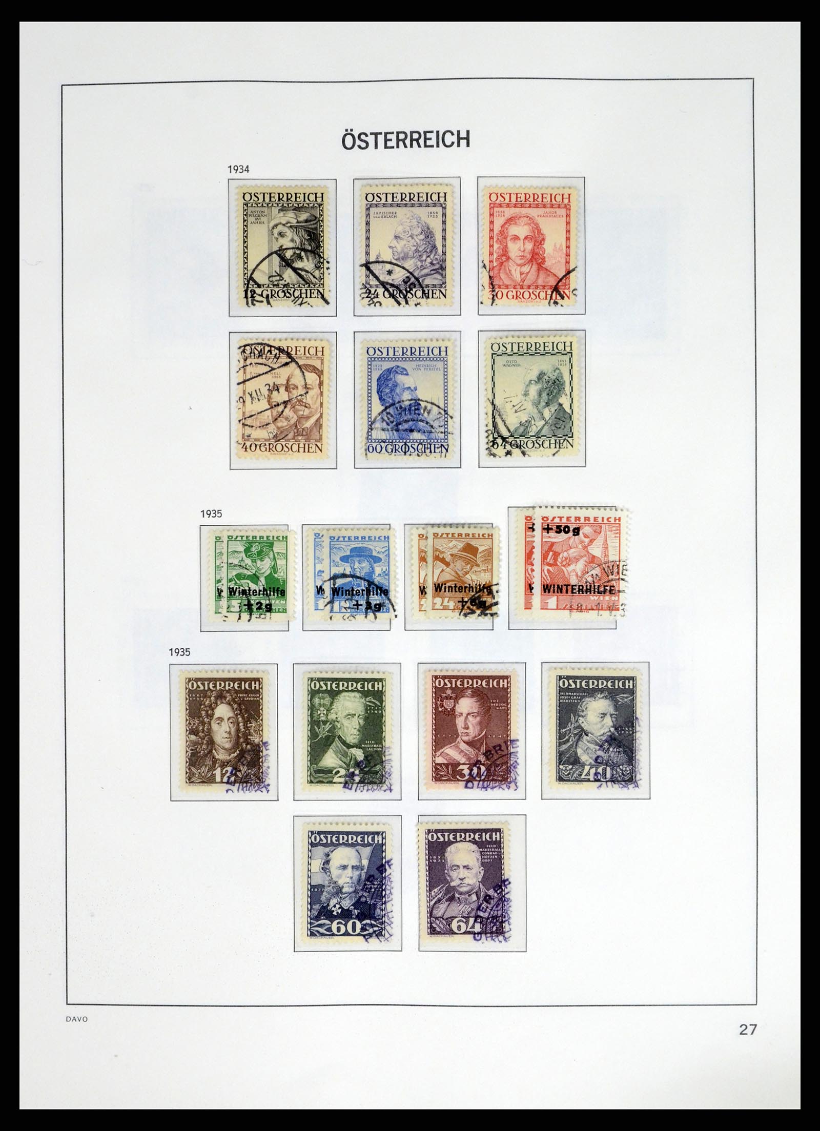 37675 033 - Postzegelverzameling 37675 Oostenrijk 1850-2019!