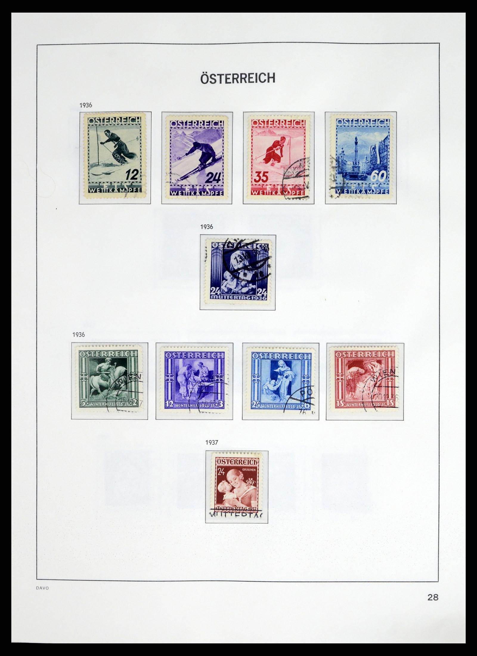 37675 034 - Postzegelverzameling 37675 Oostenrijk 1850-2019!