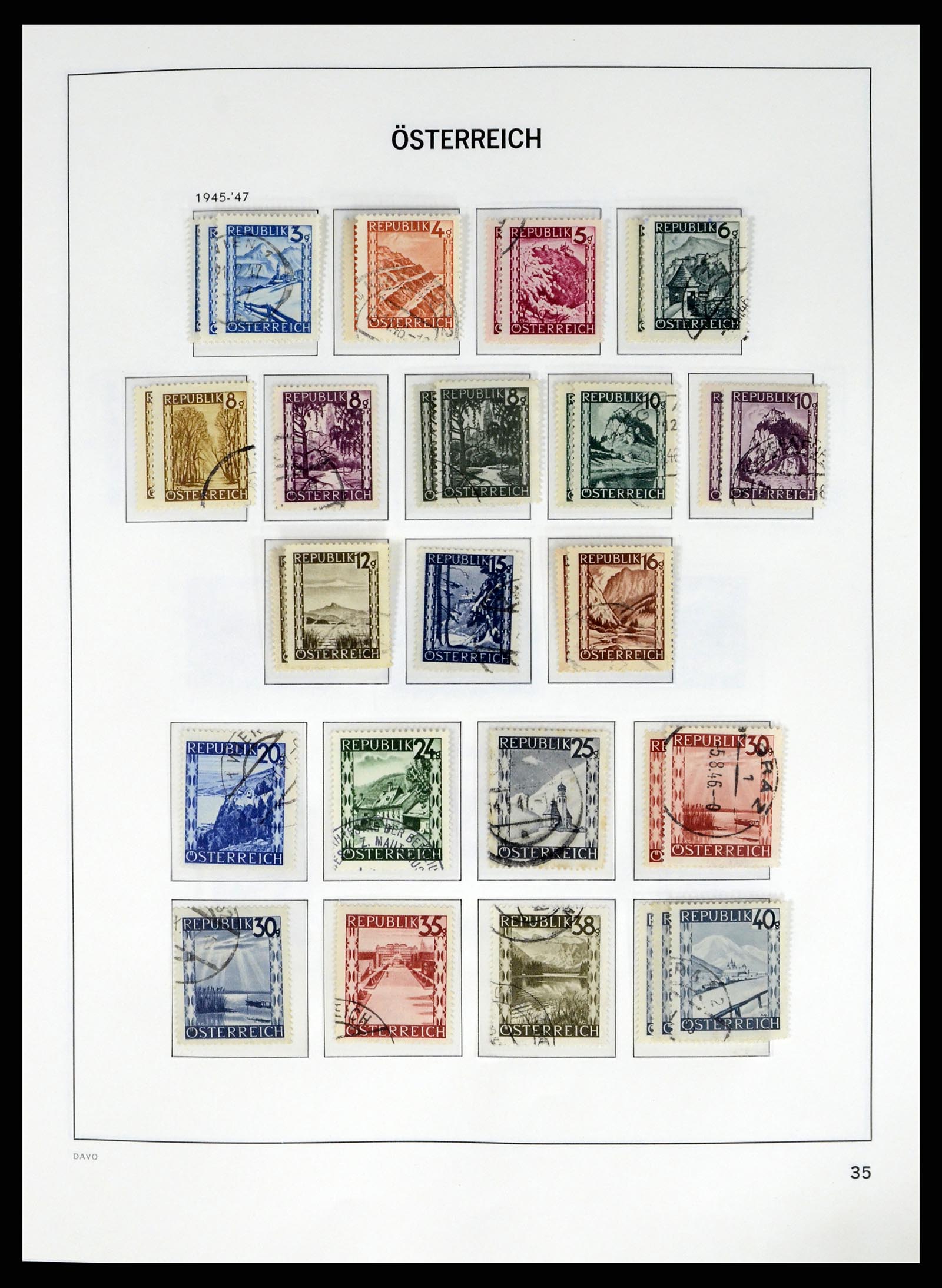 37675 042 - Postzegelverzameling 37675 Oostenrijk 1850-2019!