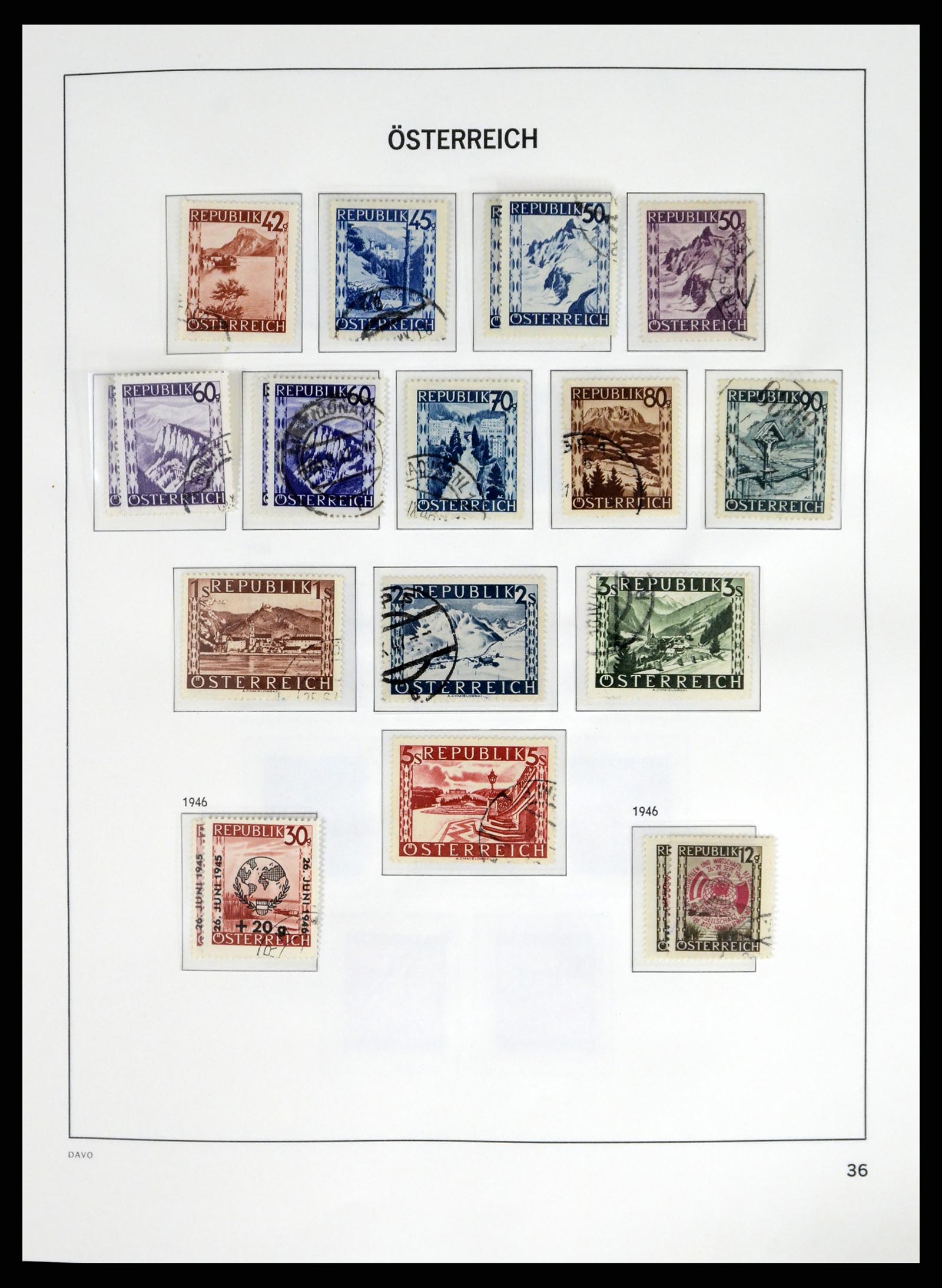37675 043 - Postzegelverzameling 37675 Oostenrijk 1850-2019!
