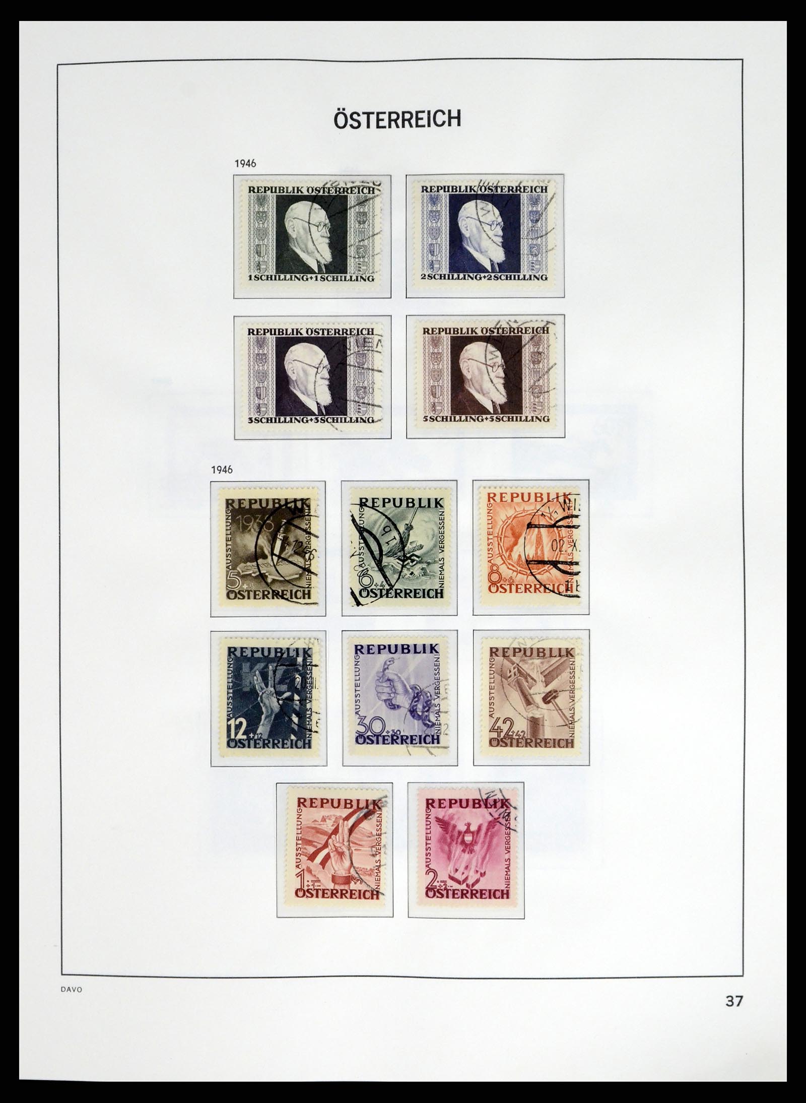 37675 044 - Postzegelverzameling 37675 Oostenrijk 1850-2019!