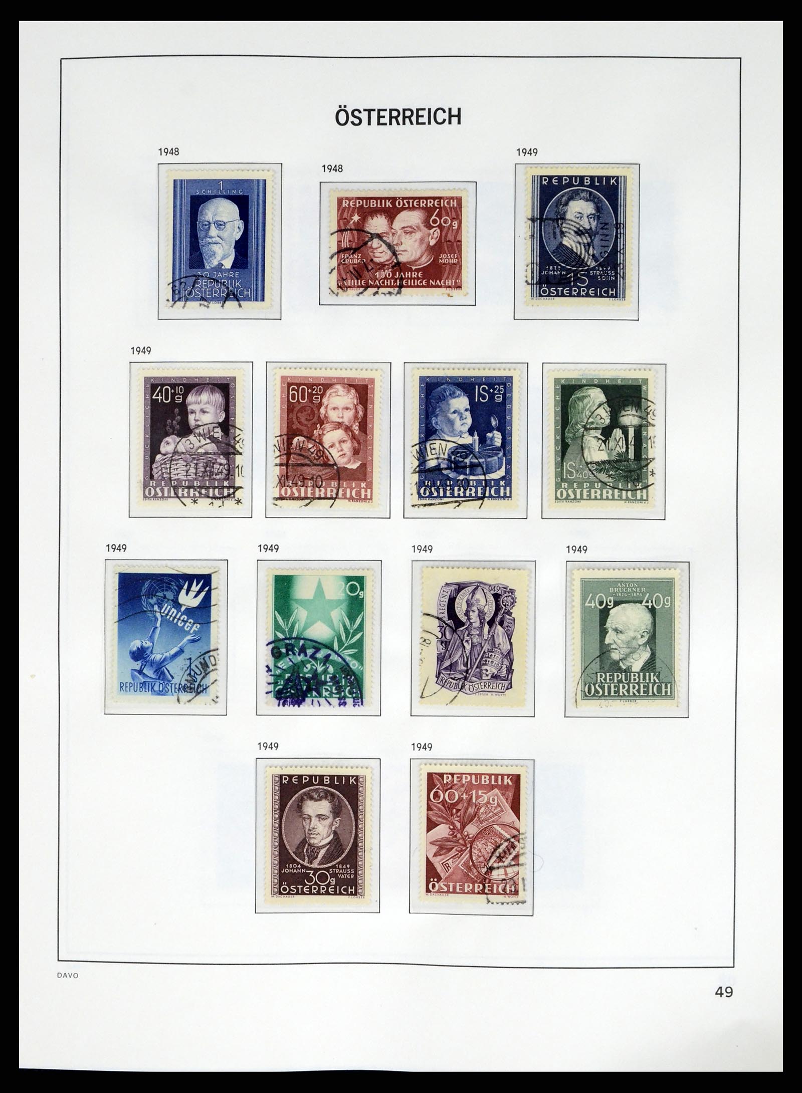 37675 057 - Postzegelverzameling 37675 Oostenrijk 1850-2019!