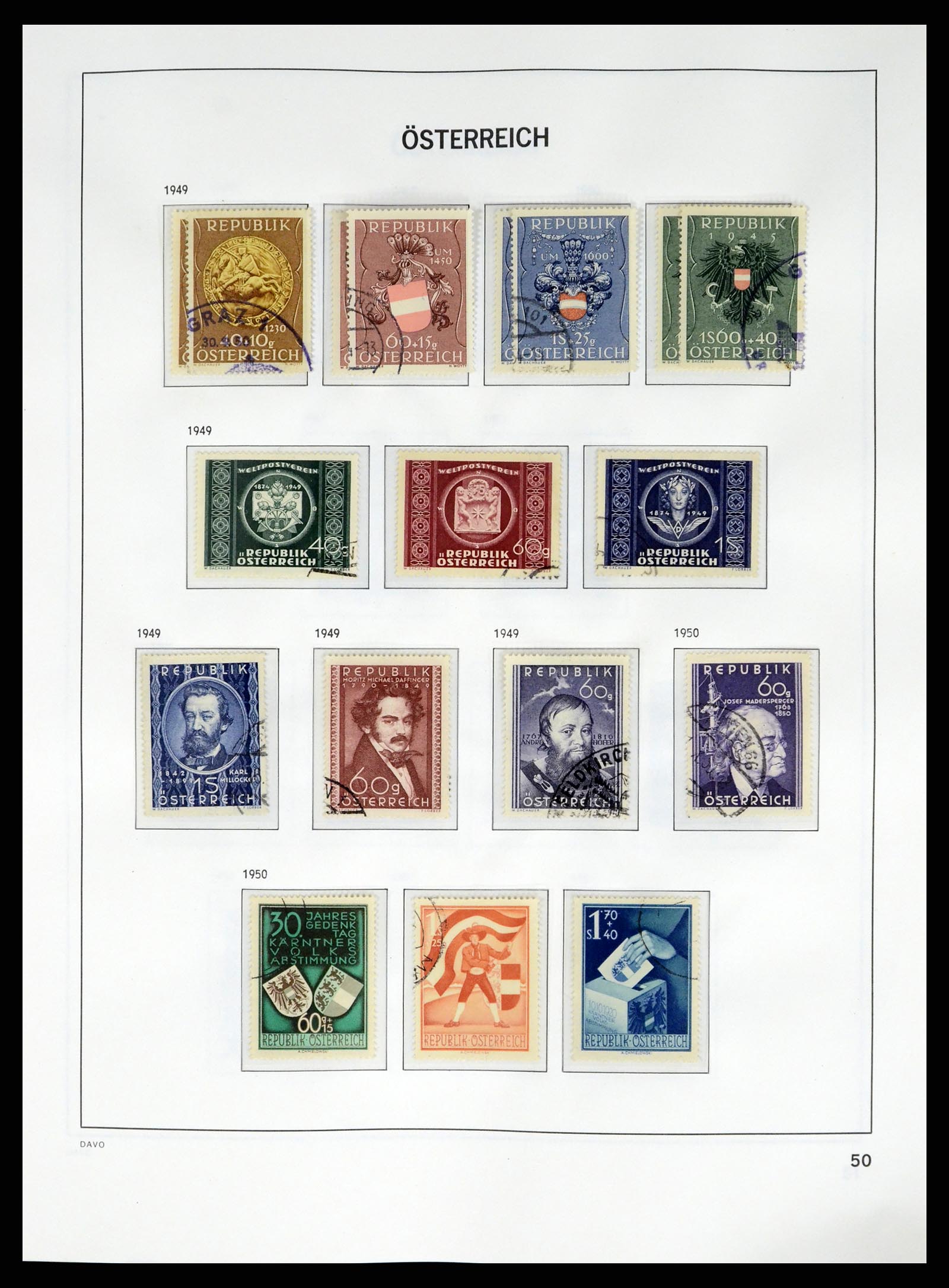 37675 058 - Postzegelverzameling 37675 Oostenrijk 1850-2019!