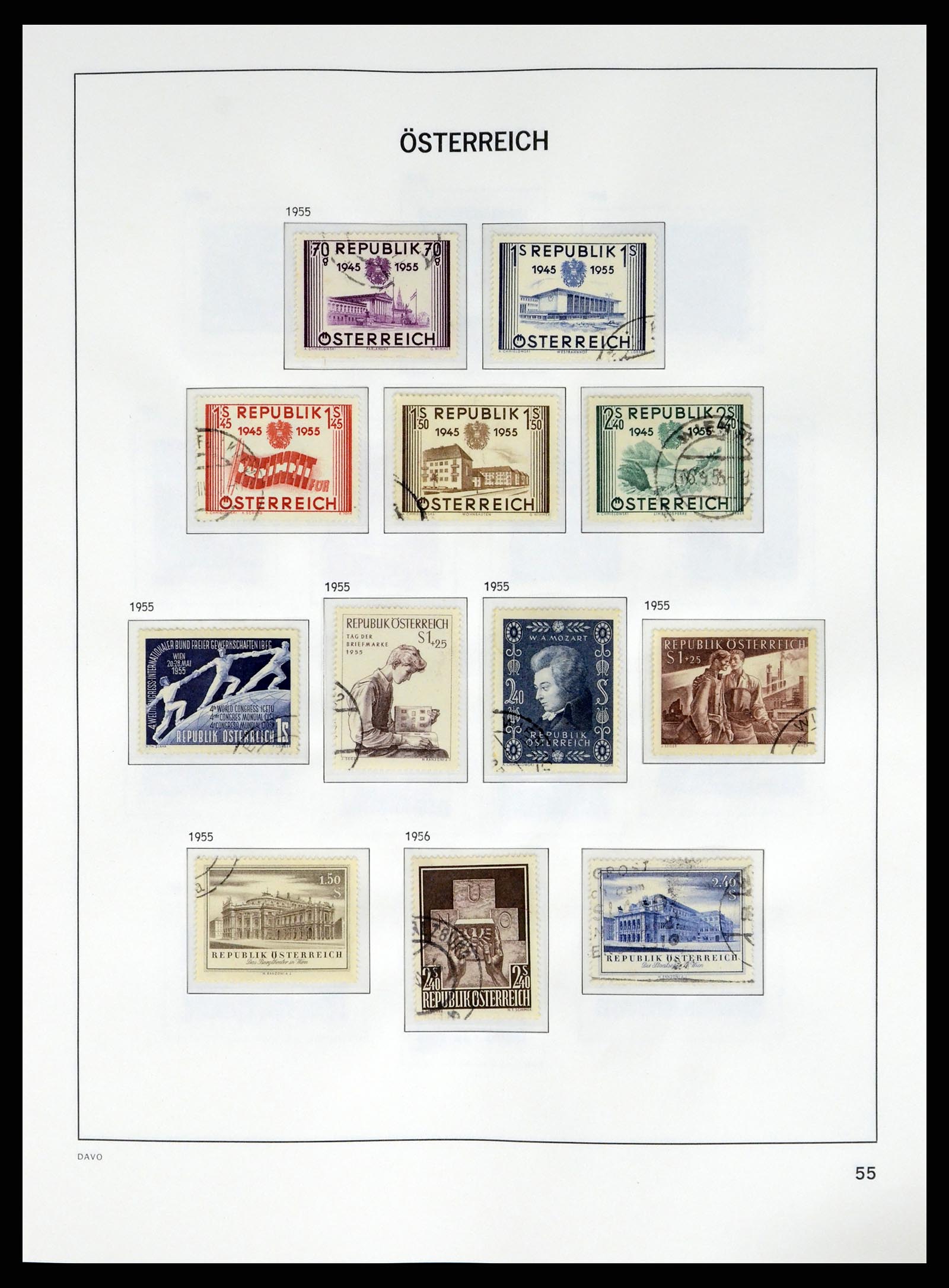 37675 063 - Stamp collection 37675 Austria 1850-2019!