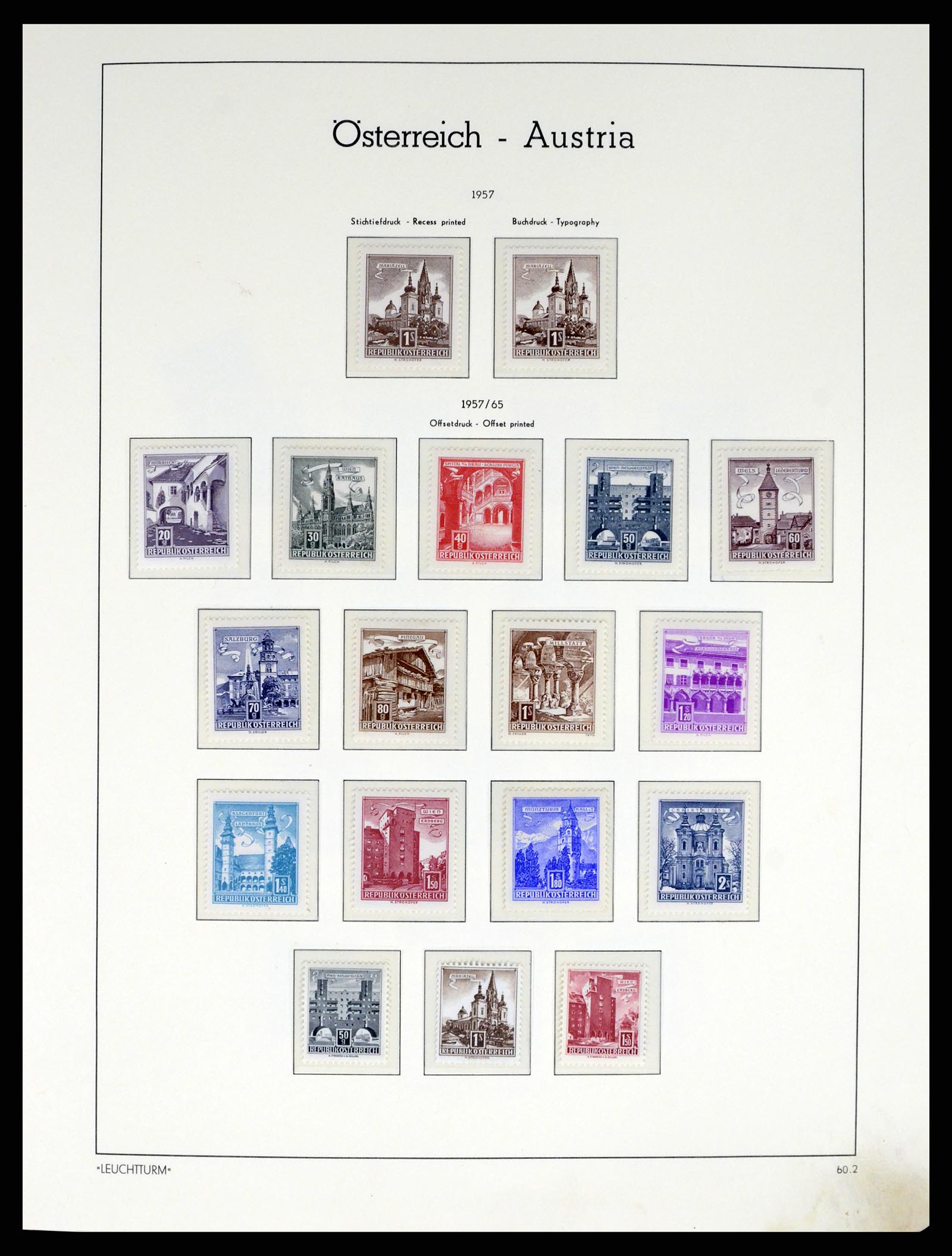 37681 003 - Postzegelverzameling 37681 Oostenrijk 1960-2018!