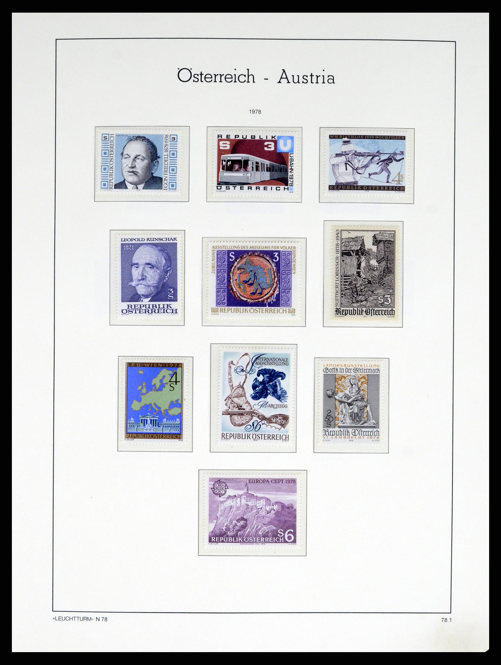 37681 055 - Postzegelverzameling 37681 Oostenrijk 1960-2018!