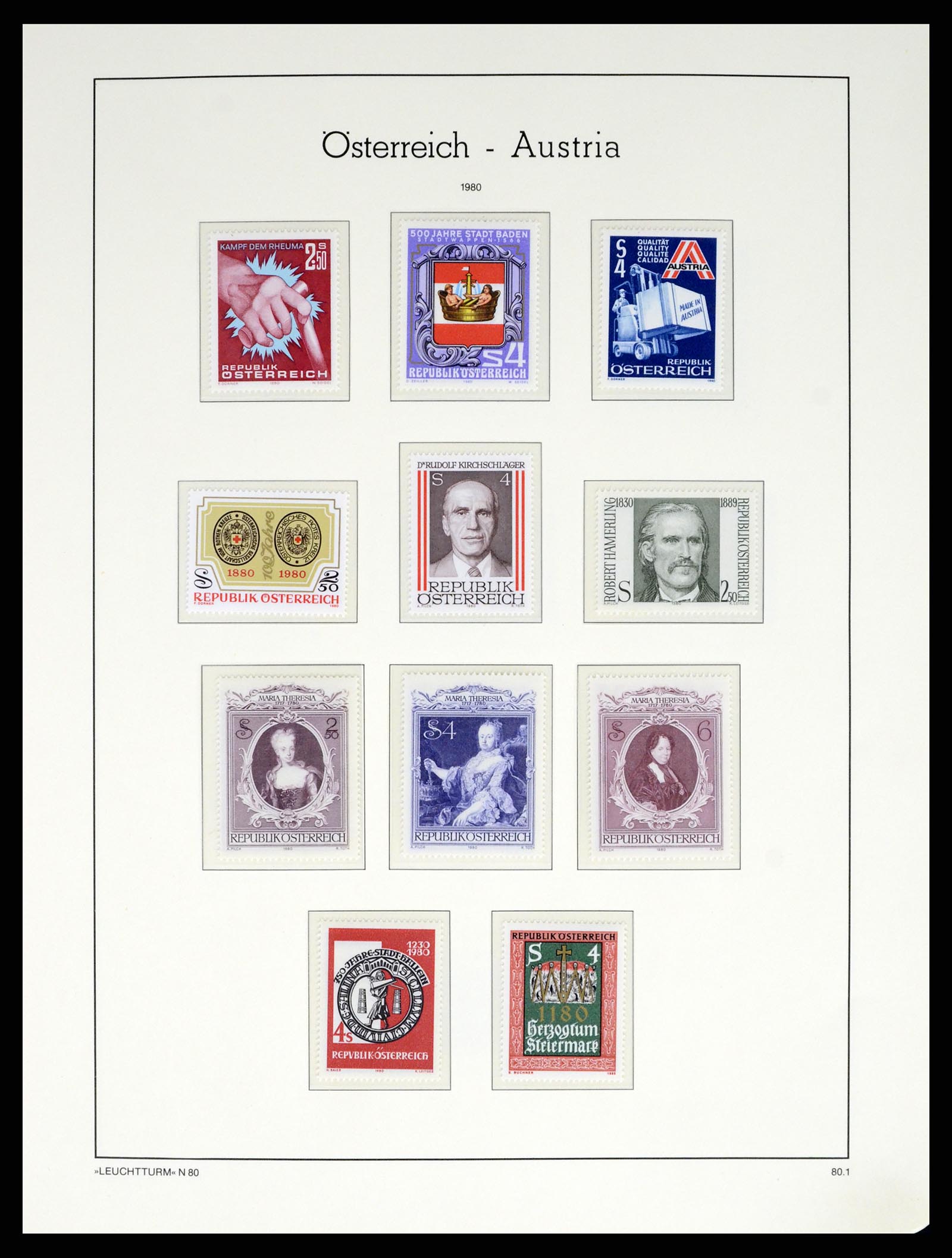 37681 061 - Stamp collection 37681 Austria 1960-2018!
