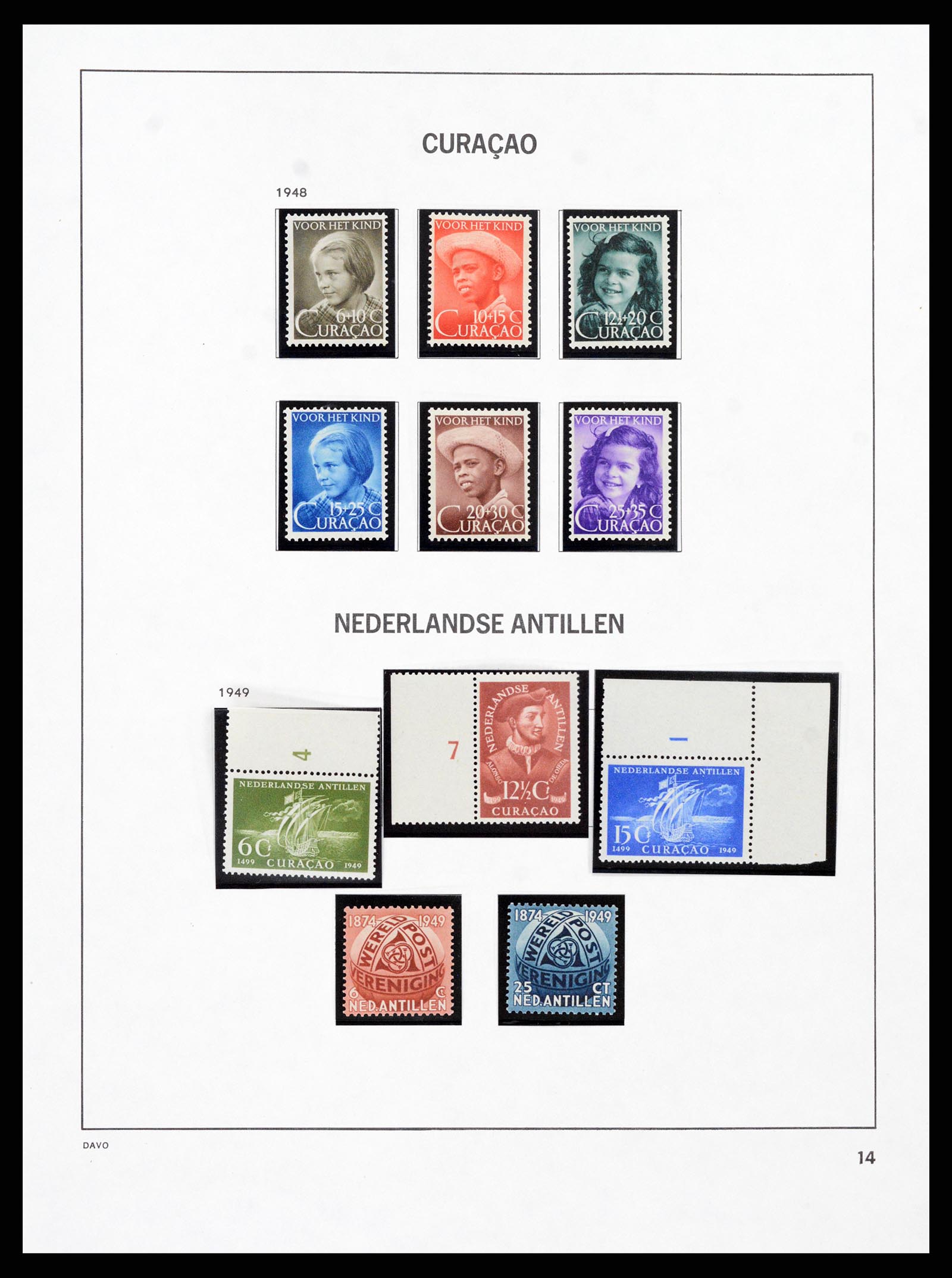 37682 001 - Postzegelverzameling 37682 Nederlandse Antillen 1949-2010.