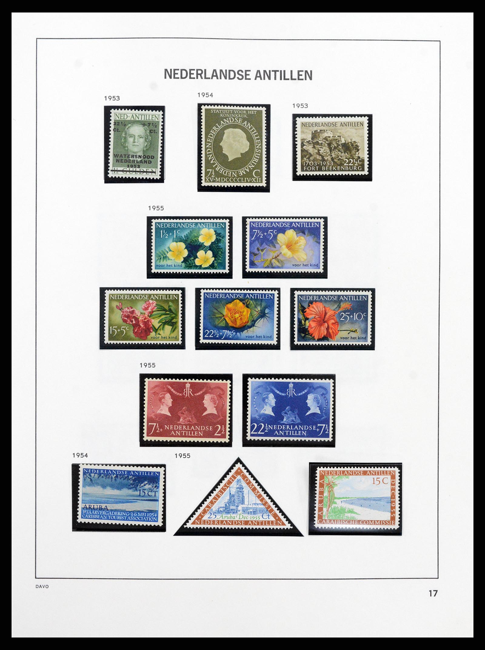 37682 006 - Postzegelverzameling 37682 Nederlandse Antillen 1949-2010.
