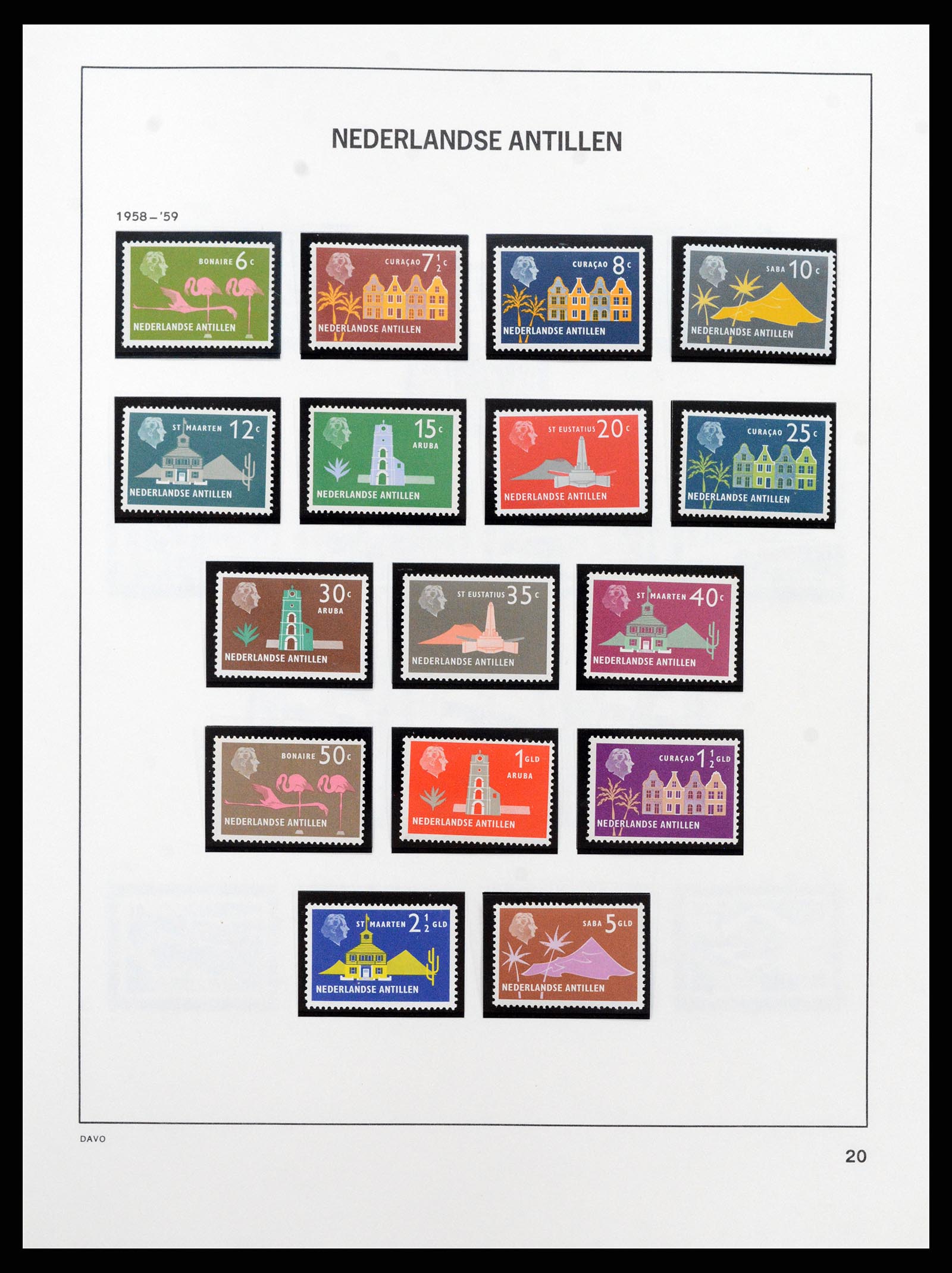 37682 009 - Postzegelverzameling 37682 Nederlandse Antillen 1949-2010.