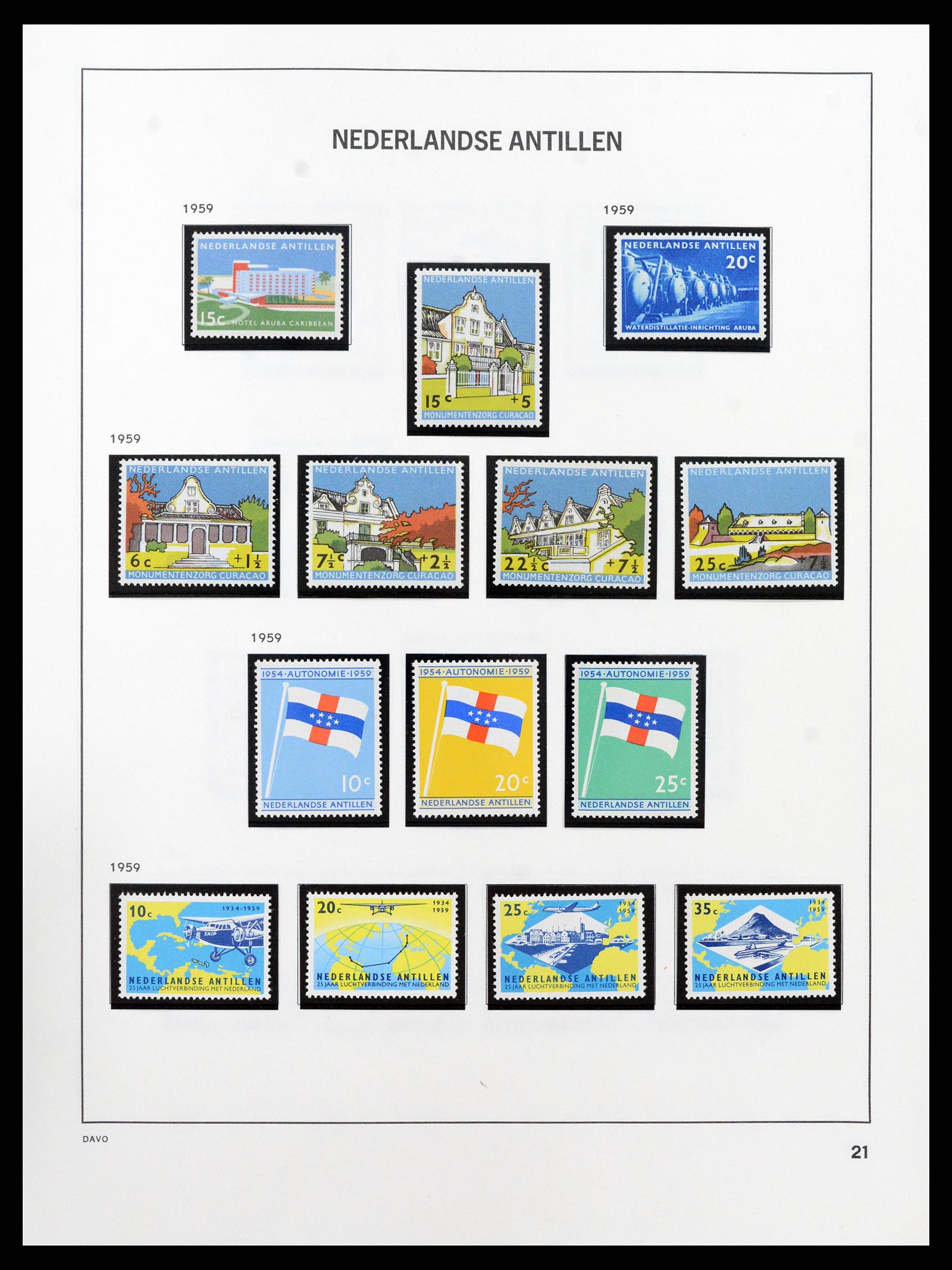 37682 010 - Postzegelverzameling 37682 Nederlandse Antillen 1949-2010.