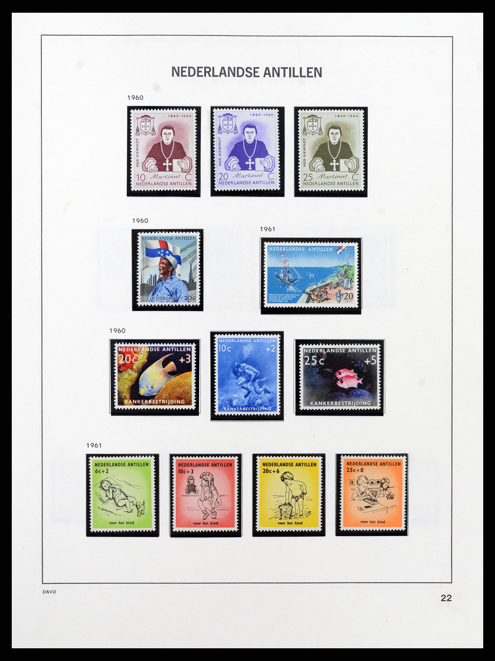 37682 011 - Postzegelverzameling 37682 Nederlandse Antillen 1949-2010.