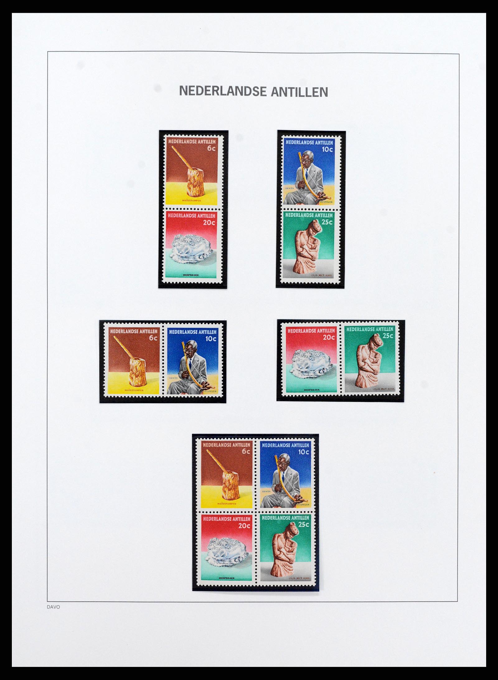 37682 017 - Postzegelverzameling 37682 Nederlandse Antillen 1949-2010.