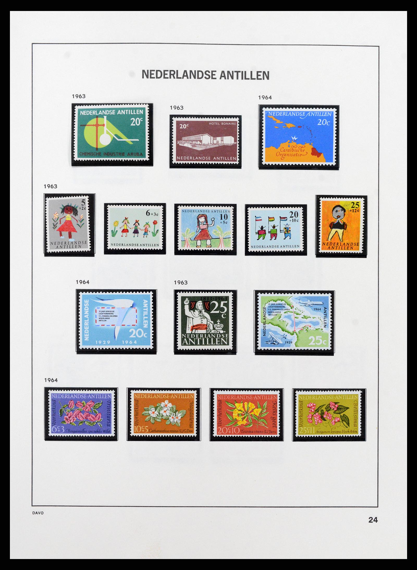 37682 018 - Postzegelverzameling 37682 Nederlandse Antillen 1949-2010.