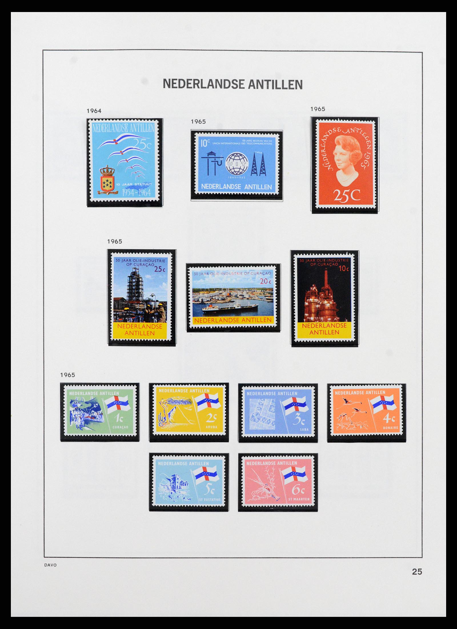 37682 019 - Postzegelverzameling 37682 Nederlandse Antillen 1949-2010.