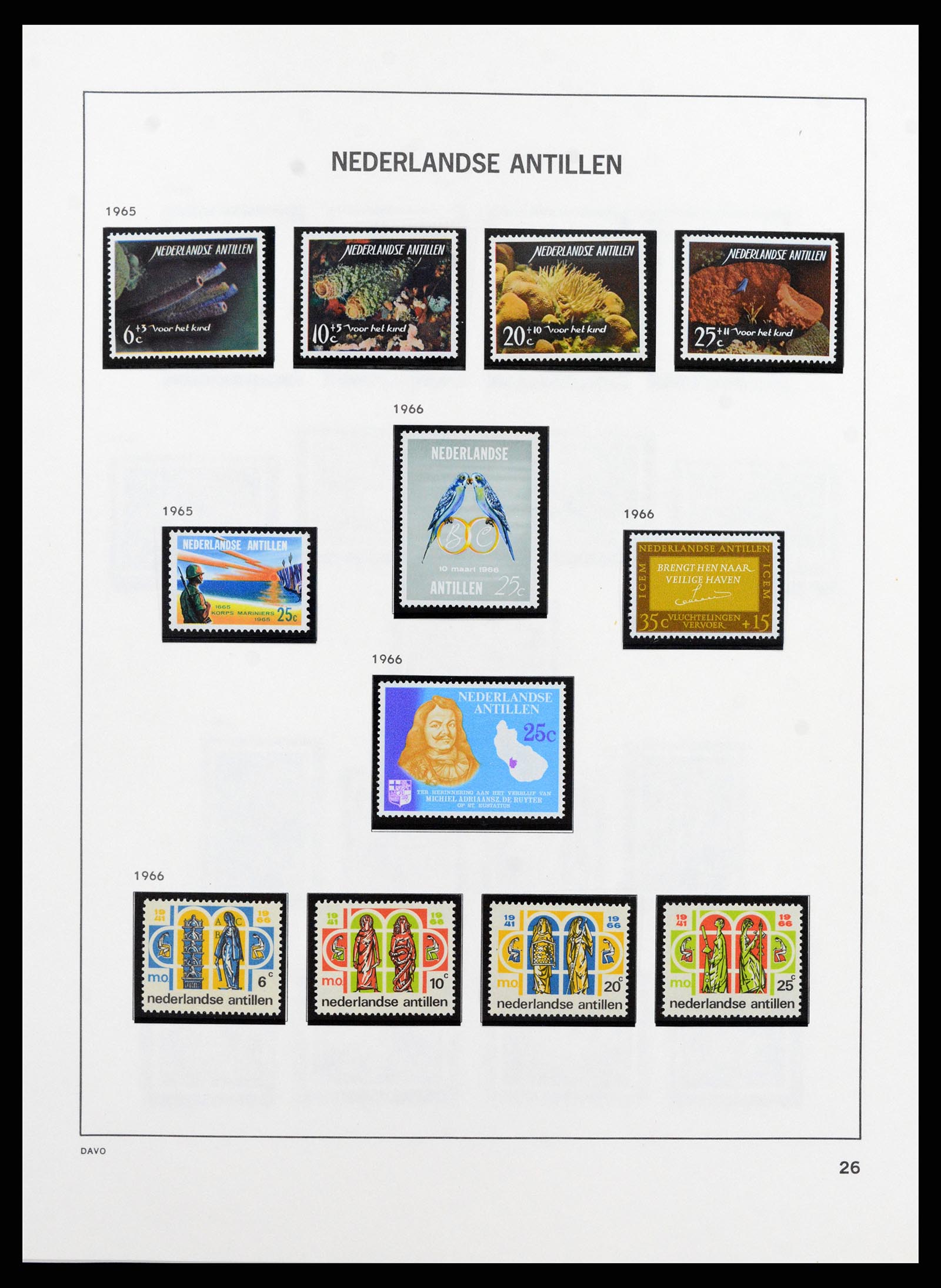 37682 020 - Postzegelverzameling 37682 Nederlandse Antillen 1949-2010.