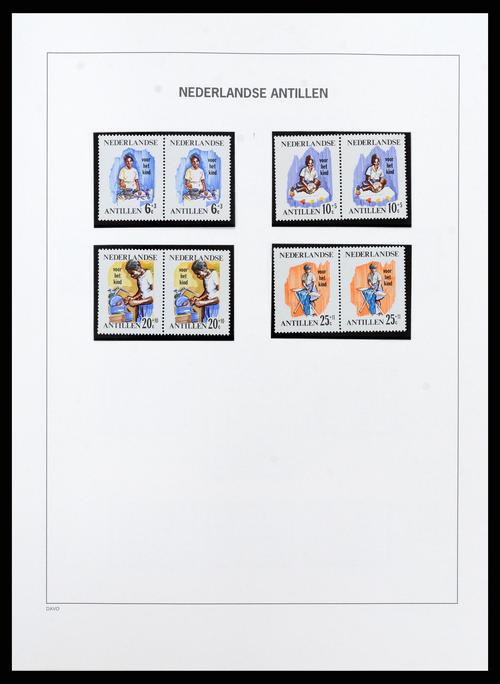 37682 022 - Postzegelverzameling 37682 Nederlandse Antillen 1949-2010.
