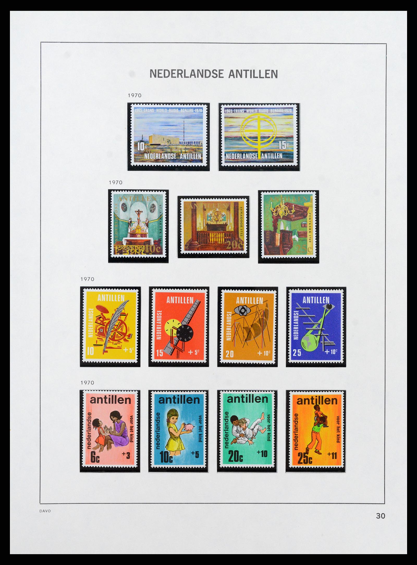 37682 025 - Postzegelverzameling 37682 Nederlandse Antillen 1949-2010.