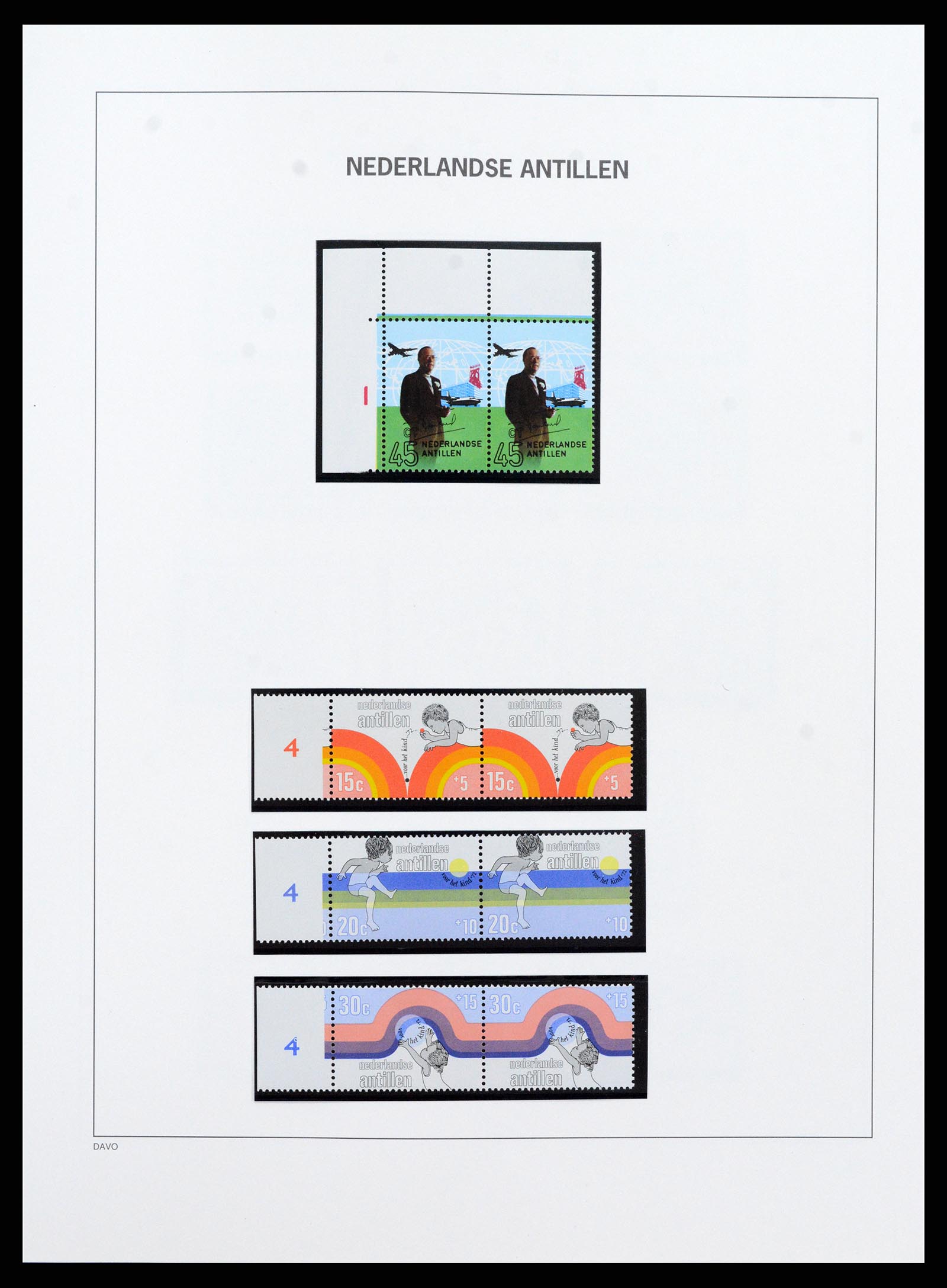 37682 027 - Postzegelverzameling 37682 Nederlandse Antillen 1949-2010.