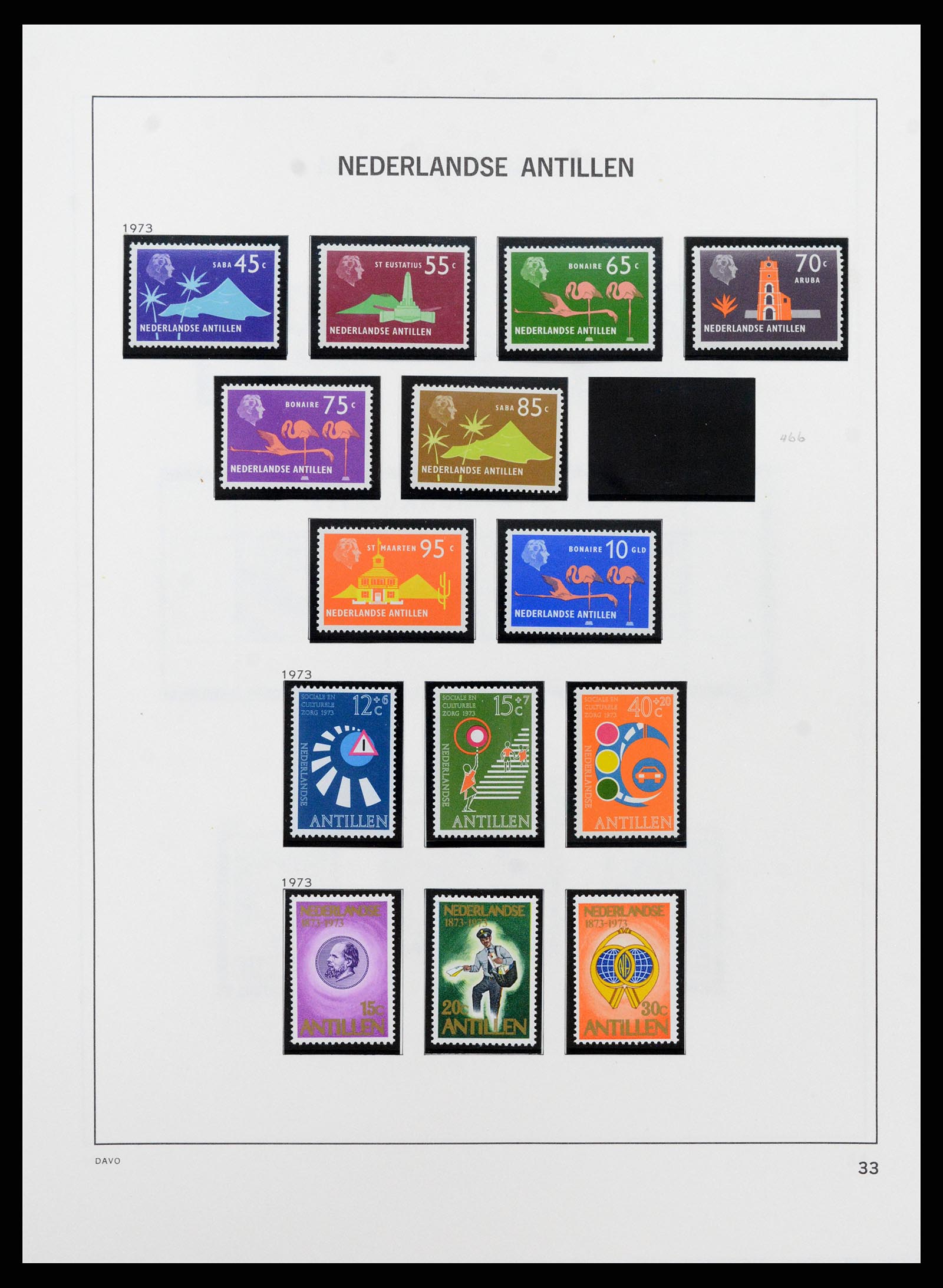 37682 030 - Postzegelverzameling 37682 Nederlandse Antillen 1949-2010.