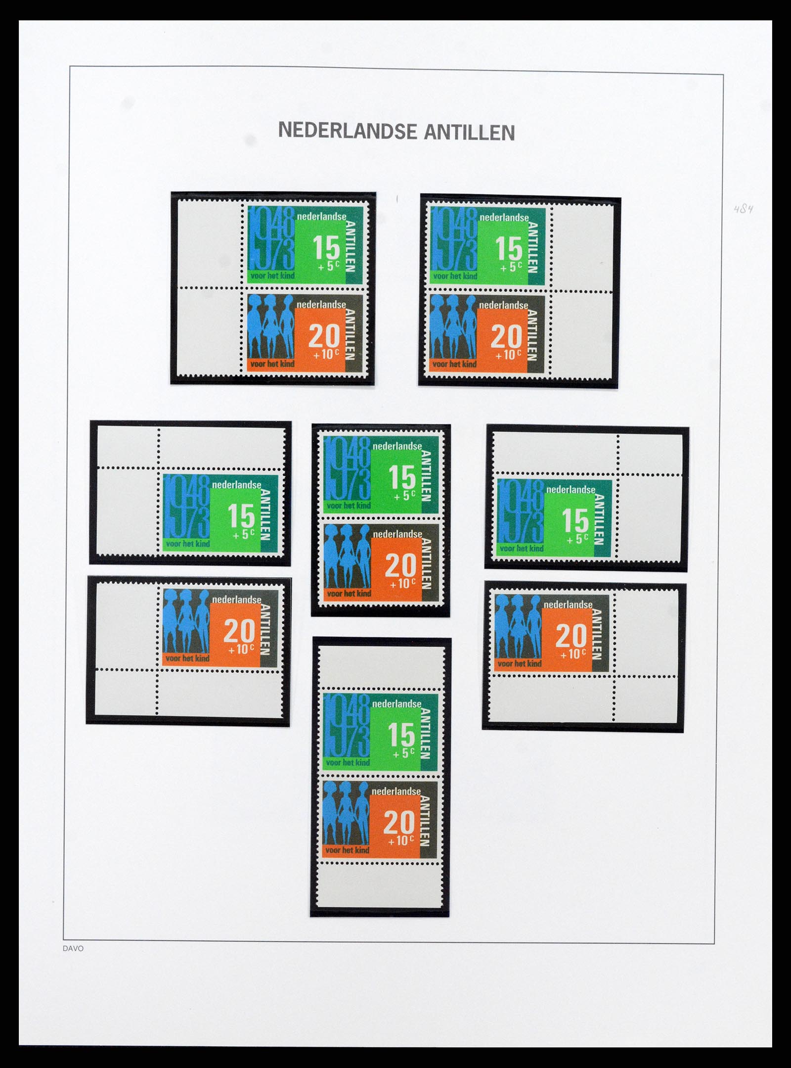 37682 038 - Postzegelverzameling 37682 Nederlandse Antillen 1949-2010.