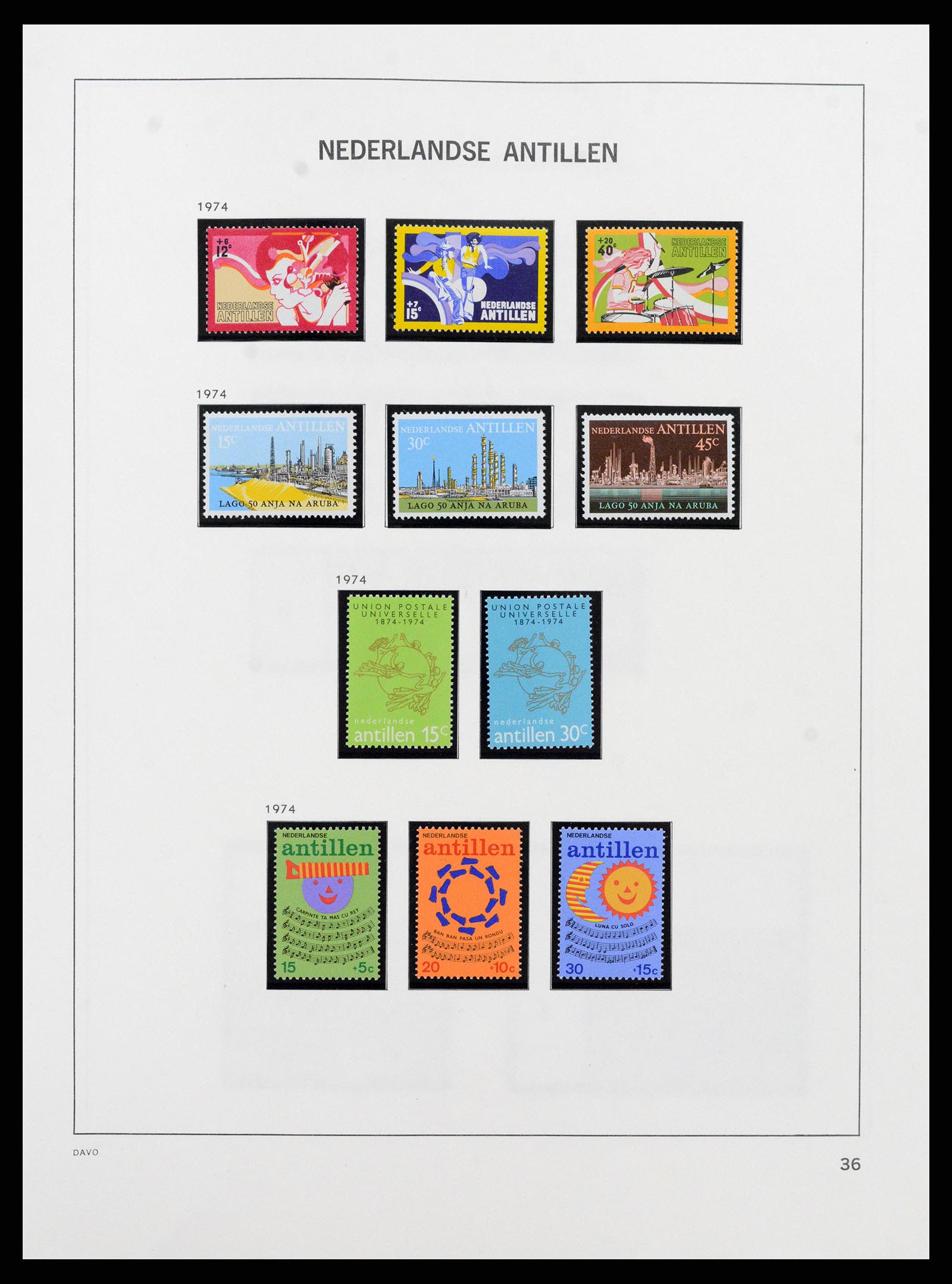 37682 039 - Postzegelverzameling 37682 Nederlandse Antillen 1949-2010.
