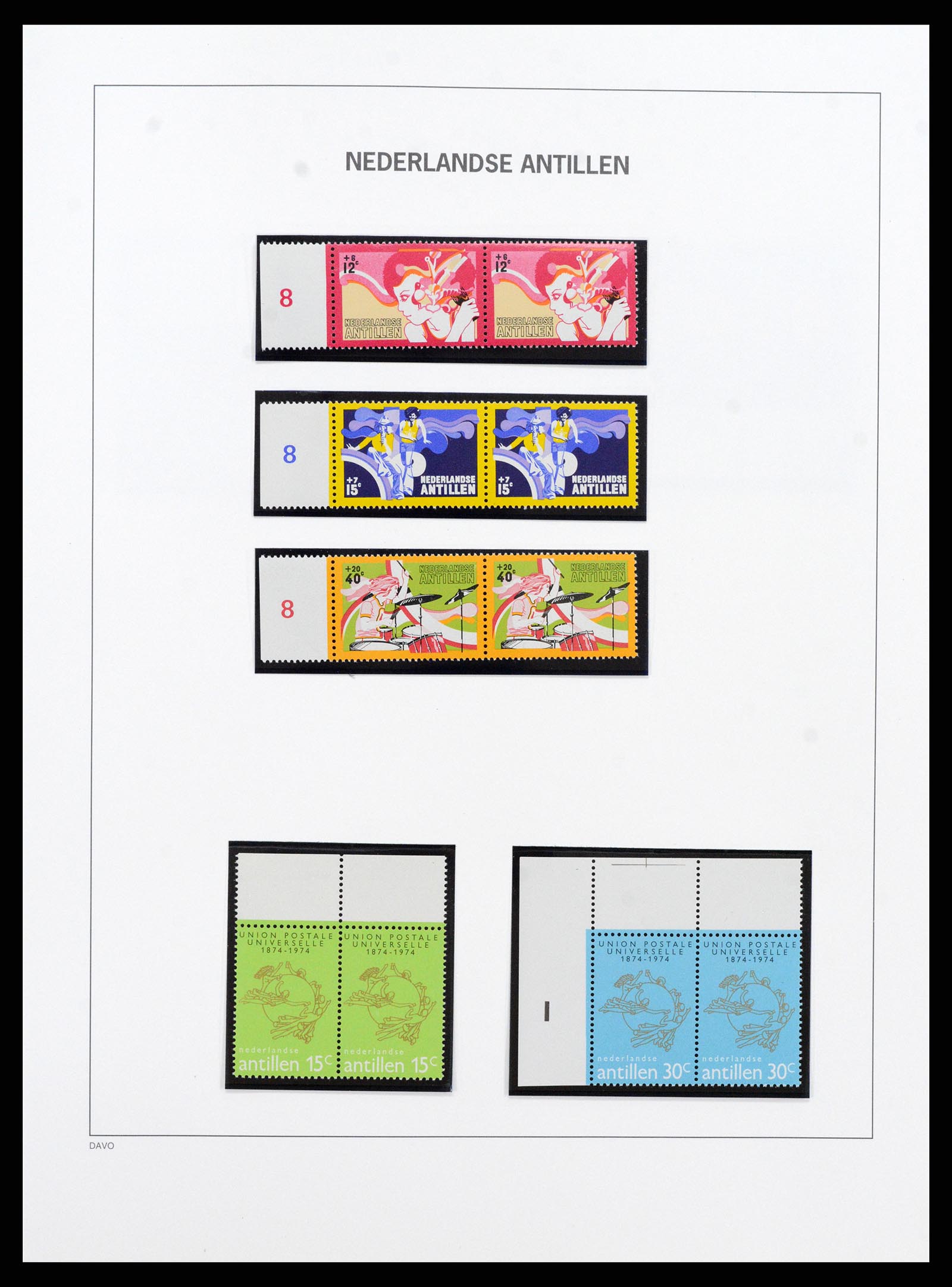 37682 040 - Postzegelverzameling 37682 Nederlandse Antillen 1949-2010.