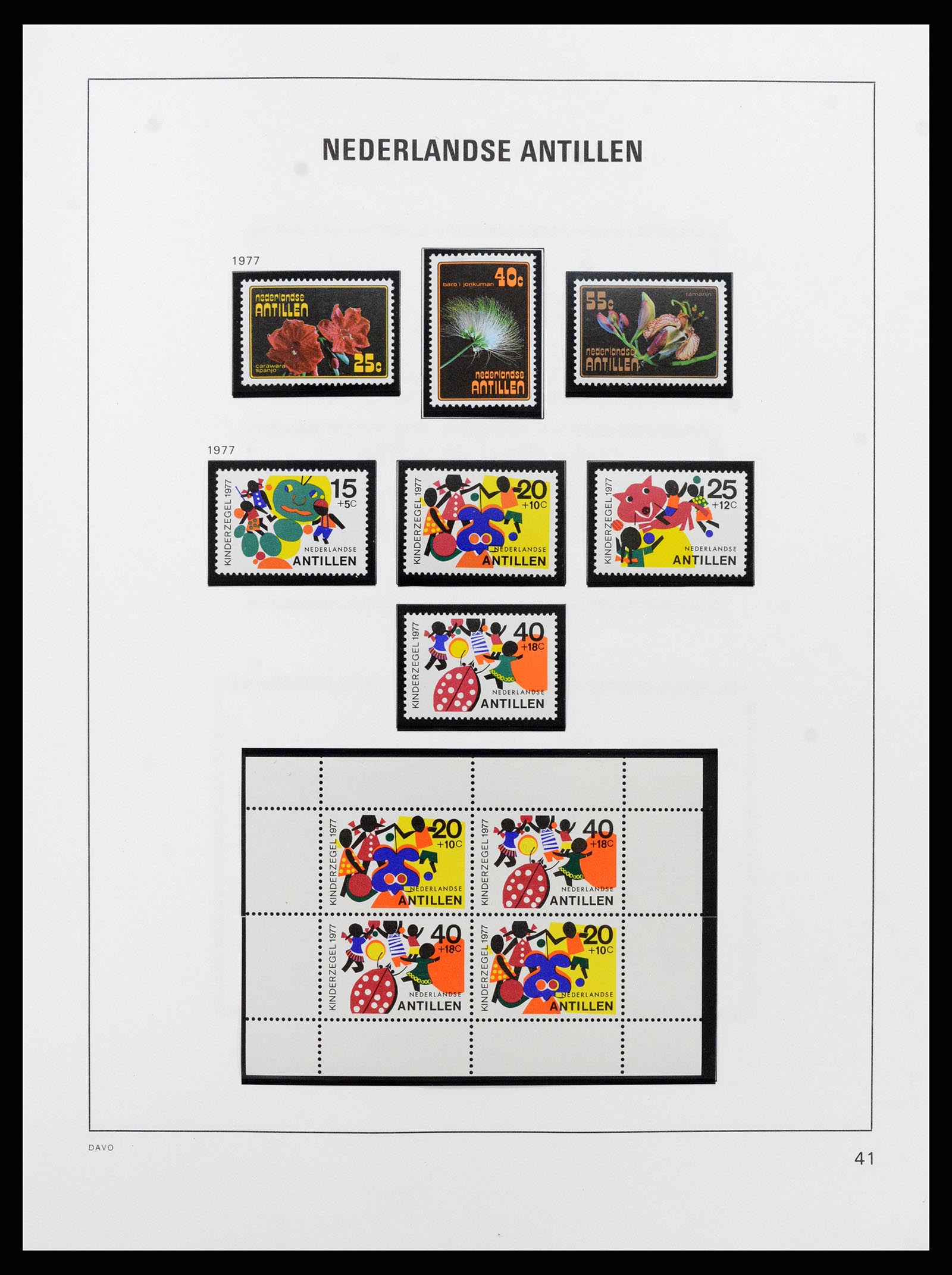 37682 045 - Stamp collection 37682 Netherlands Antilles.