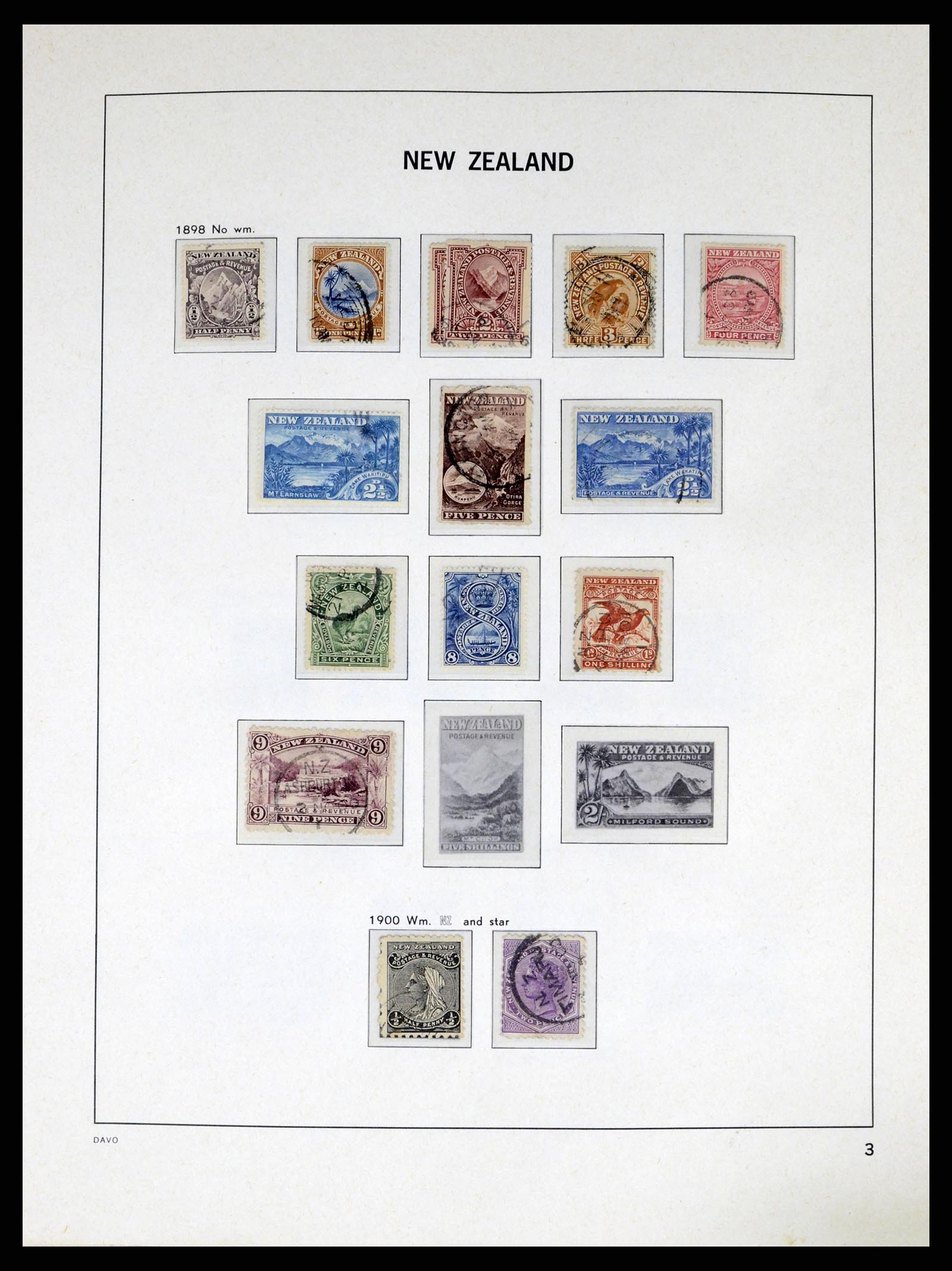 37683 004 - Postzegelverzameling 37683 Nieuw Zeeland 1855-2002.