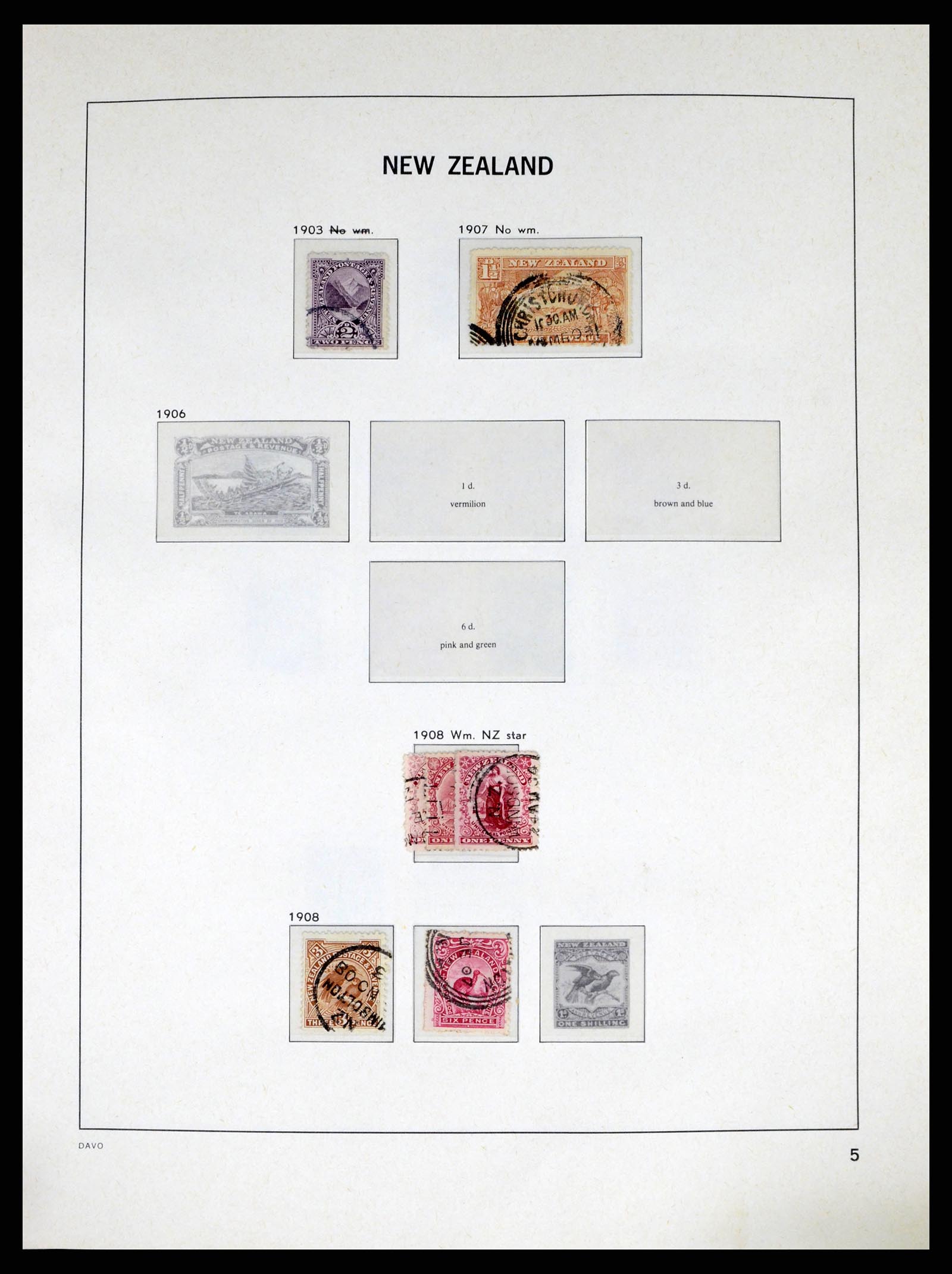 37683 006 - Stamp collection 37683 New Zealand 1855-2002.