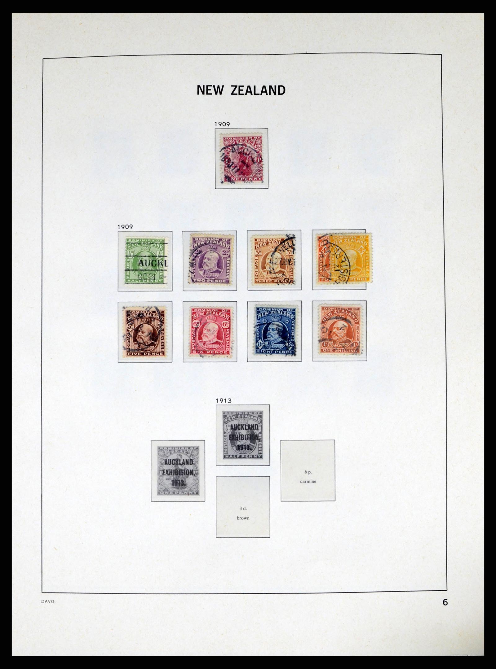 37683 007 - Postzegelverzameling 37683 Nieuw Zeeland 1855-2002.