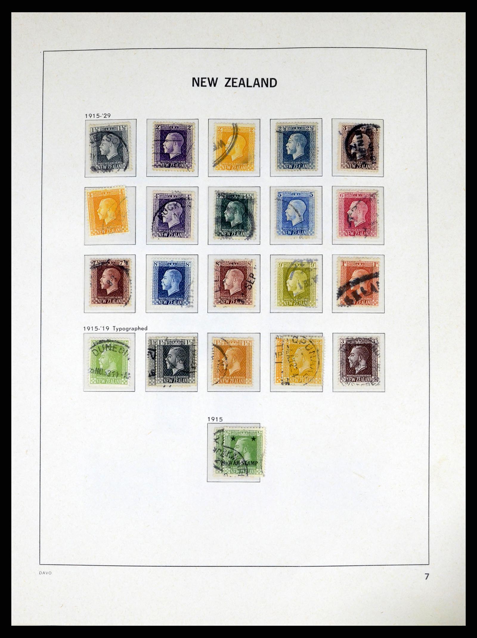 37683 008 - Postzegelverzameling 37683 Nieuw Zeeland 1855-2002.